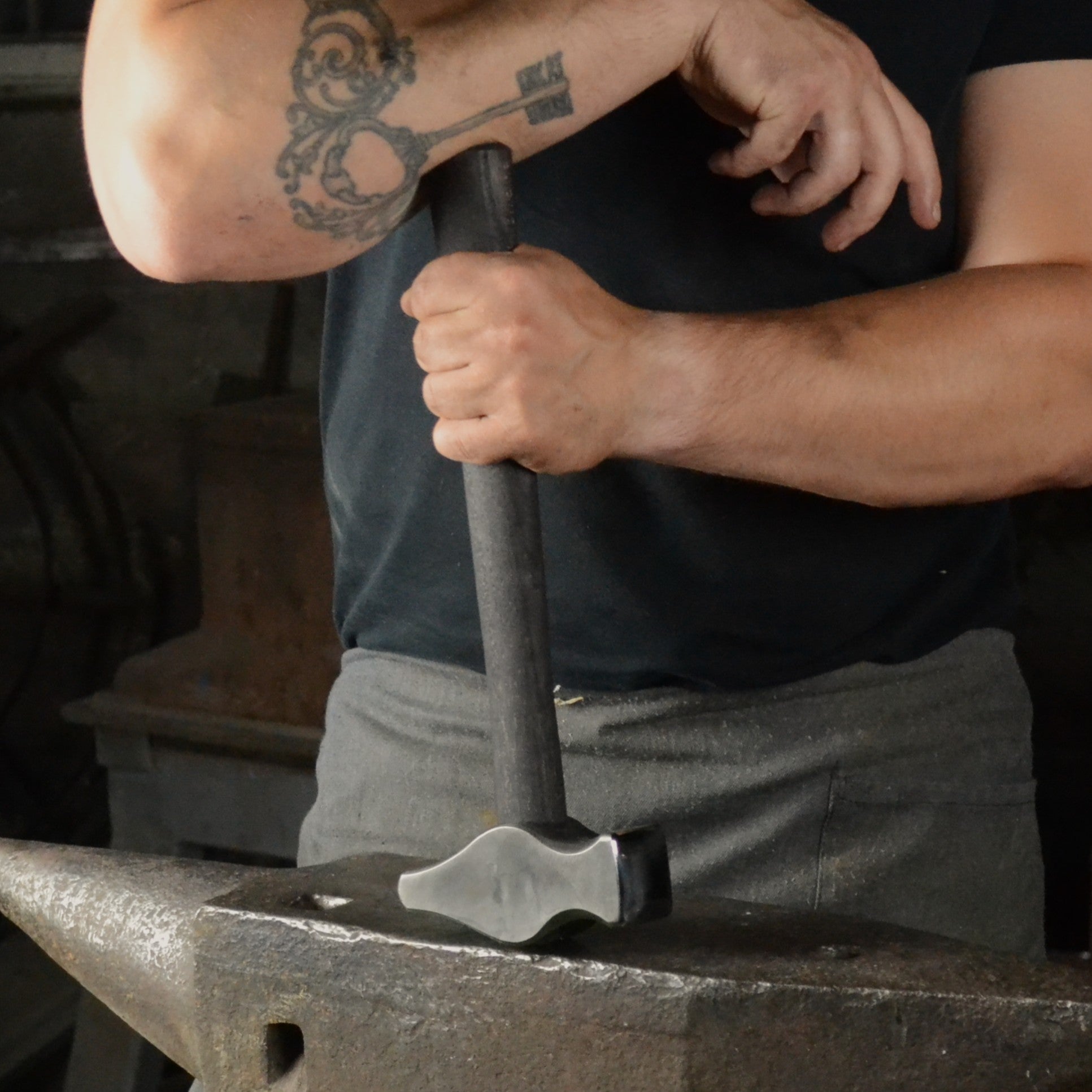 Cross Peen Hammer – Hand-Forged Blacksmithing Tool