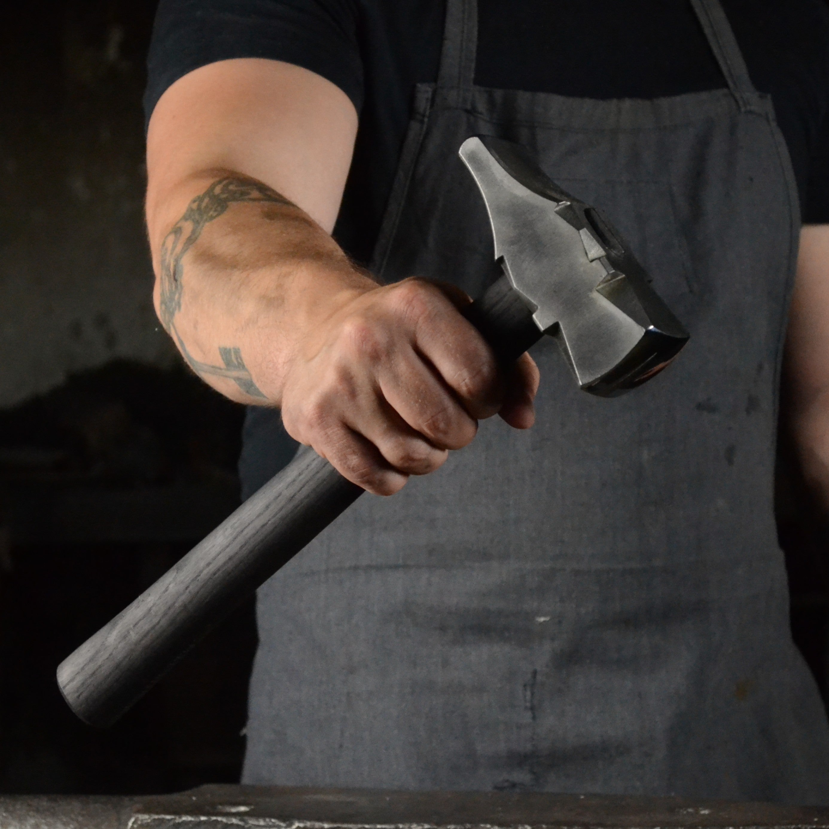 Professional Cross Peen Blacksmith Hammer 2,5 LBS