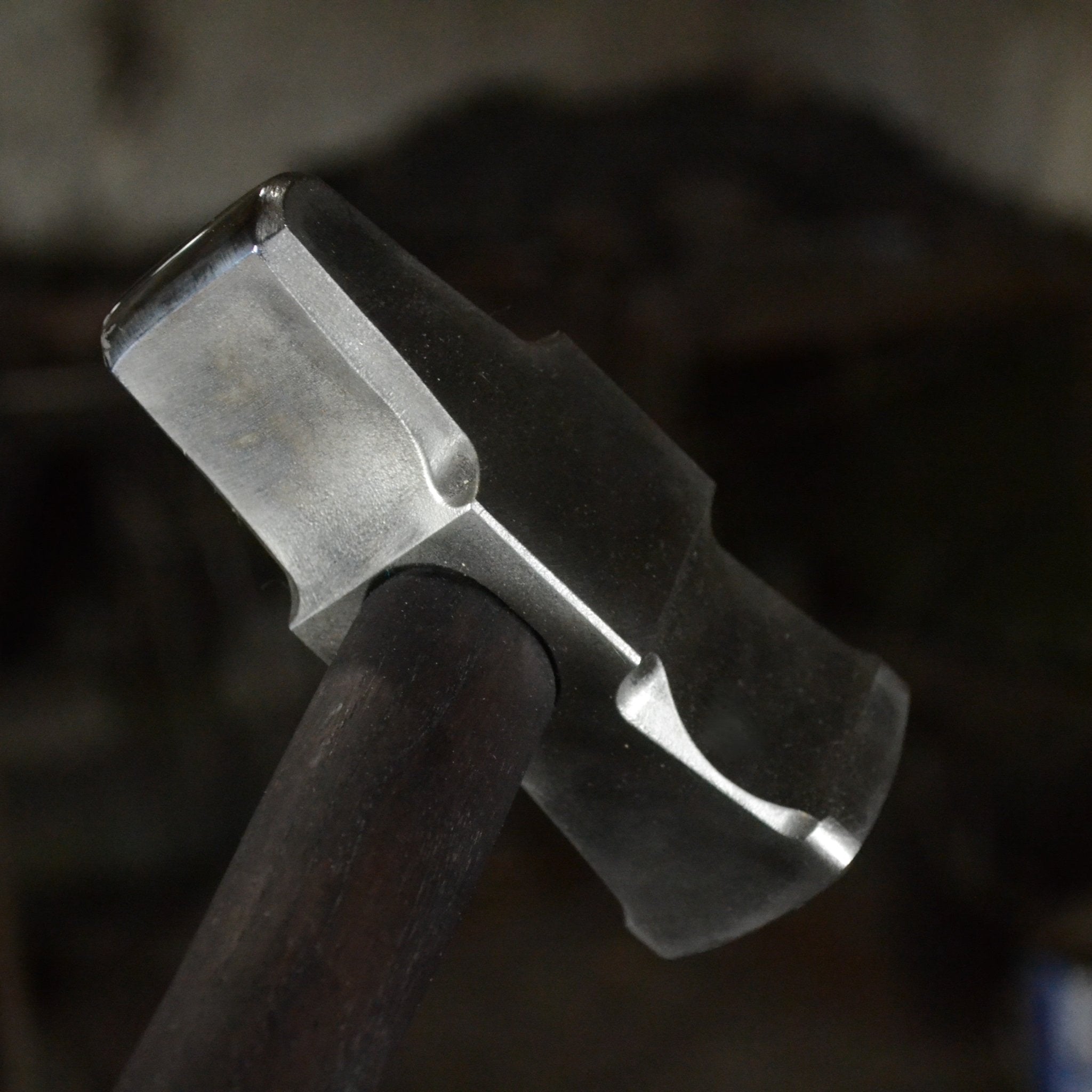 Blacksmith Cross Peen Hammer – Hand Forged AISI 1080 High Carbon Steel – 3lbs – 54–55 HRC - StrictBlacksmith