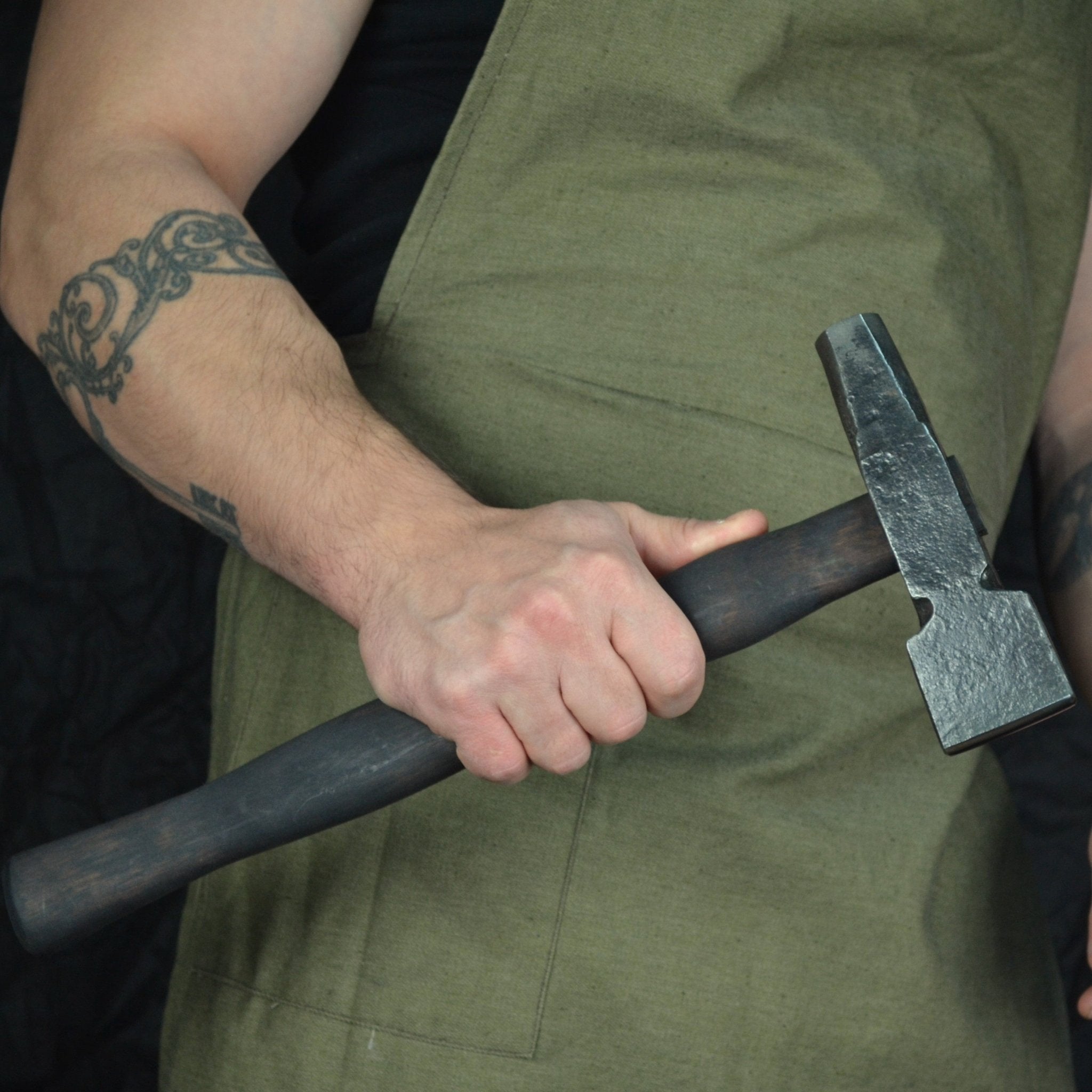 Blacksmith Top Fuller Hammer 2.4lbs - Premium Blacksmithing Tools - StrictBlacksmith