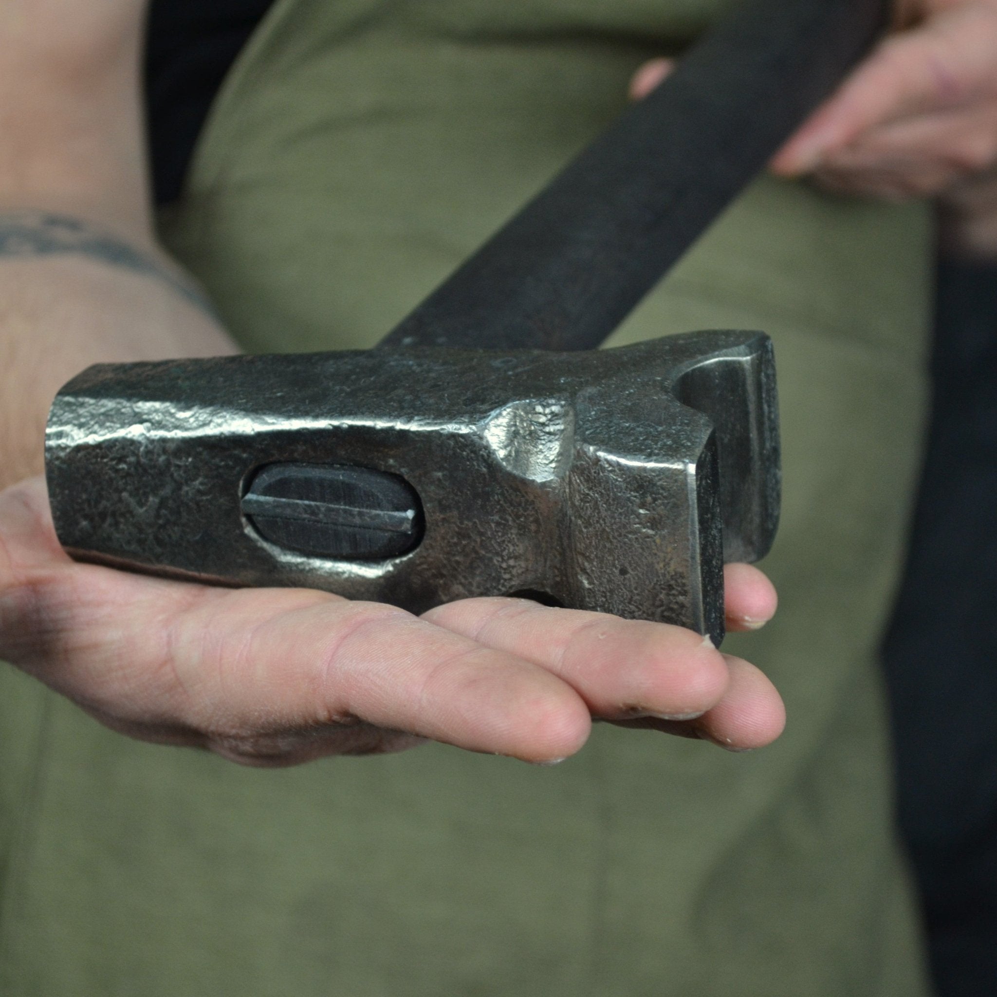 Blacksmith top swage hammer with different work zones - StrictBlacksmith