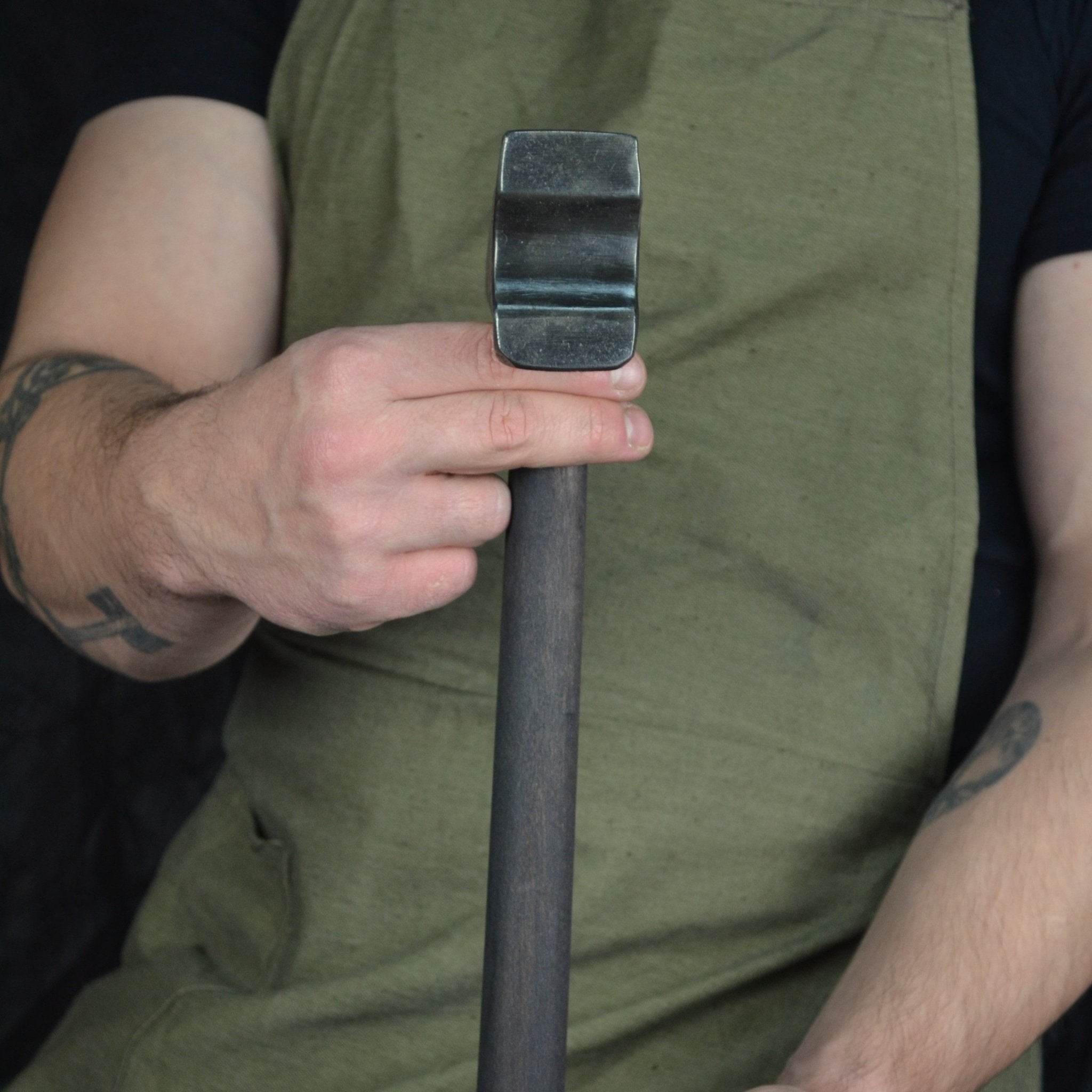 Blacksmith top swage hammer with different work zones - StrictBlacksmith