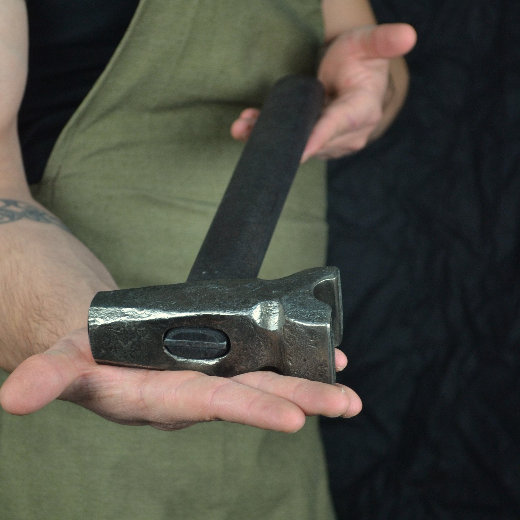 Blacksmith top swage hammer with different work zones - StrictBlacksmith