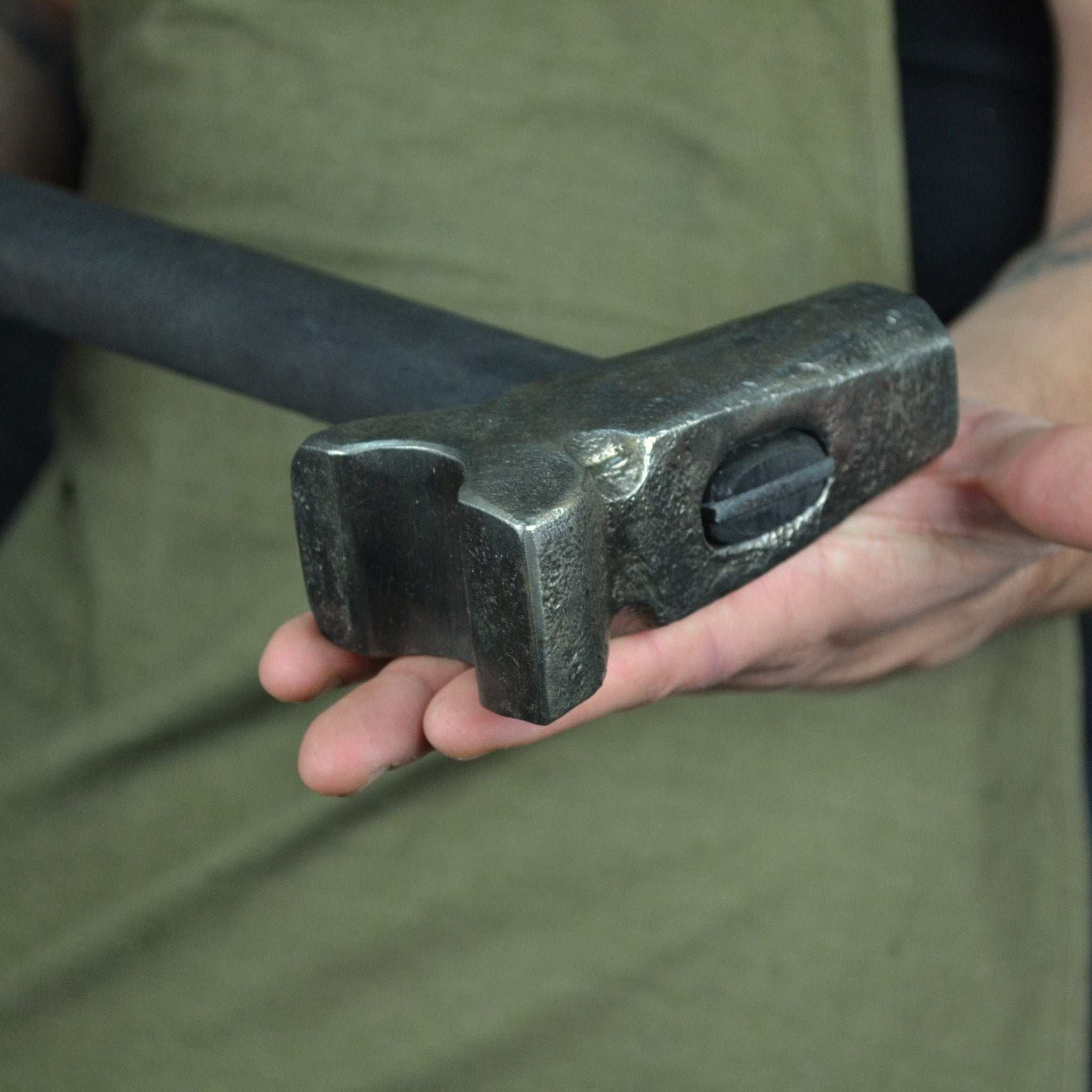 Blacksmith top swage hammer with different work zones - StrictBlacksmith