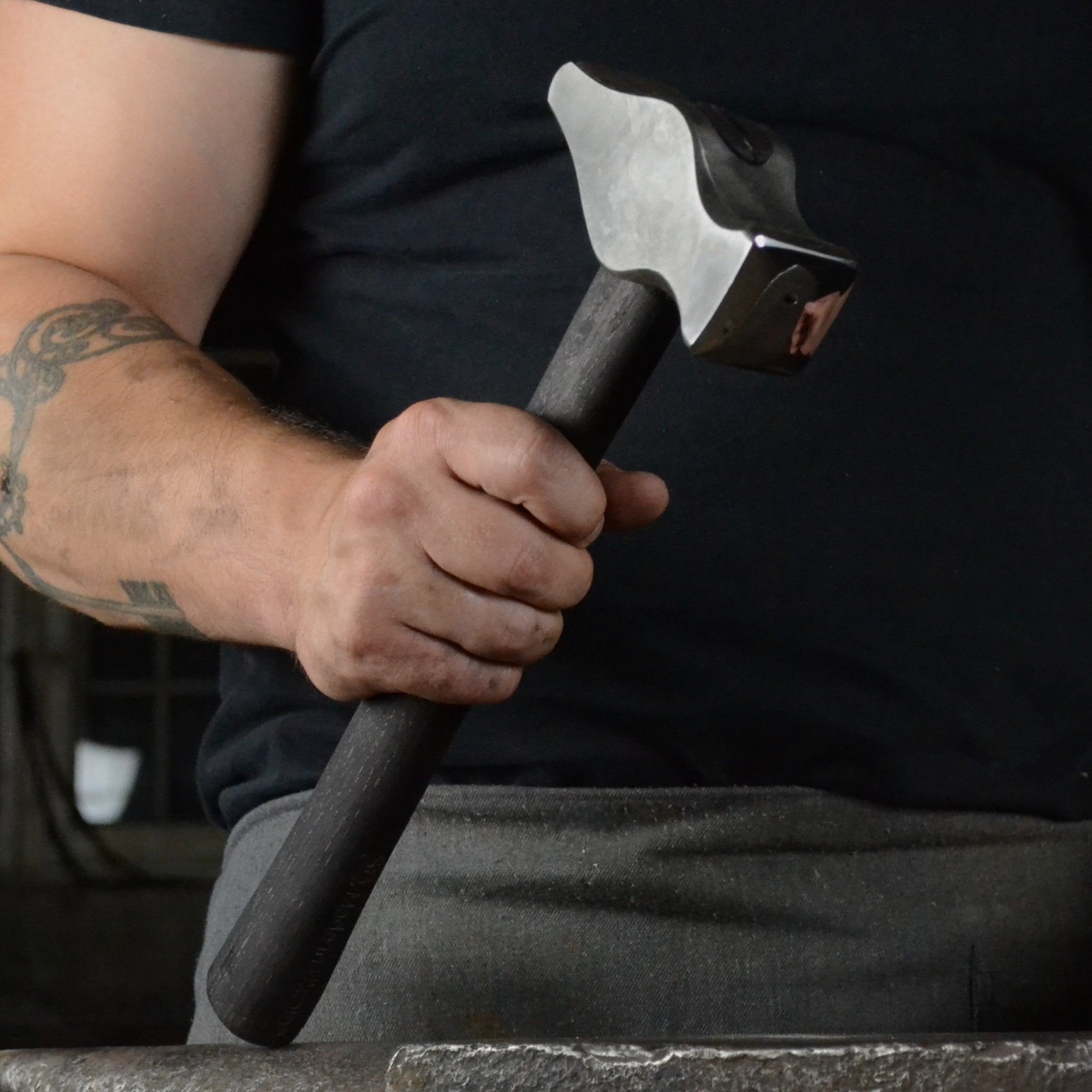 Cross Peen Hammer – Hand-Forged Blacksmithing Tool - StrictBlacksmith