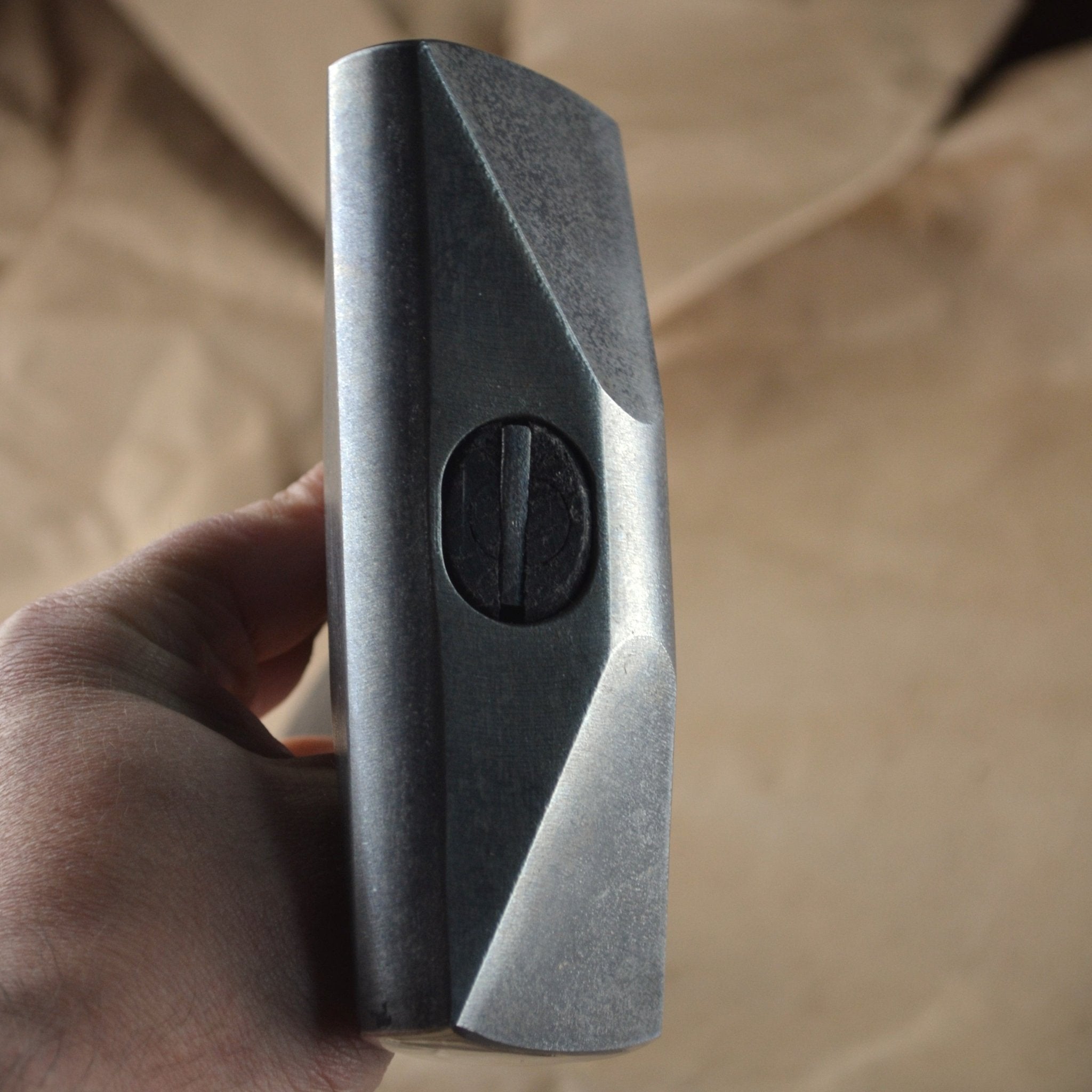Double Diagonal Peen Forging Hammer, Hand-Forged Blacksmith Tool - StrictBlacksmith