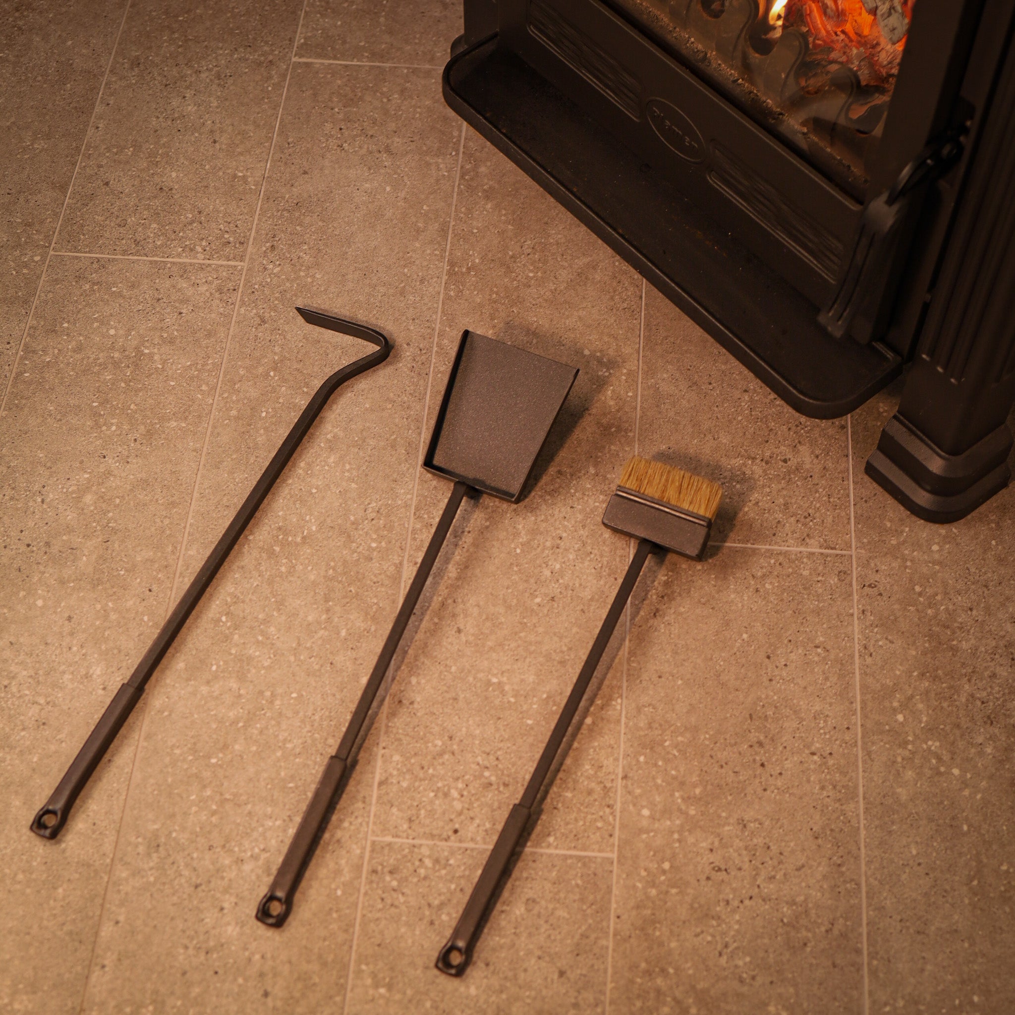 Fireplace Tool Set – Hand Forged Fireplace Accessories