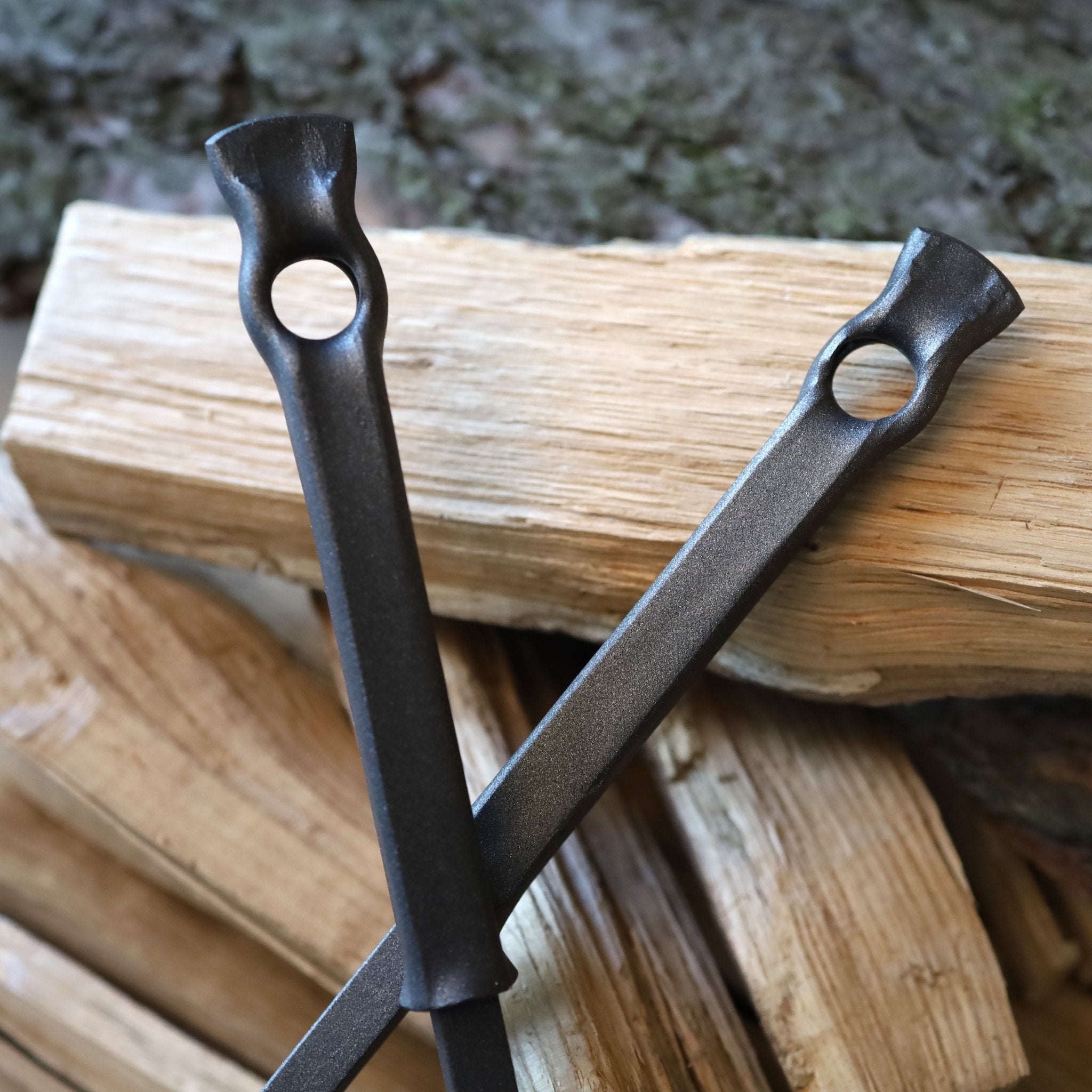 Modern Fireplace Tool Set - StrictBlacksmith