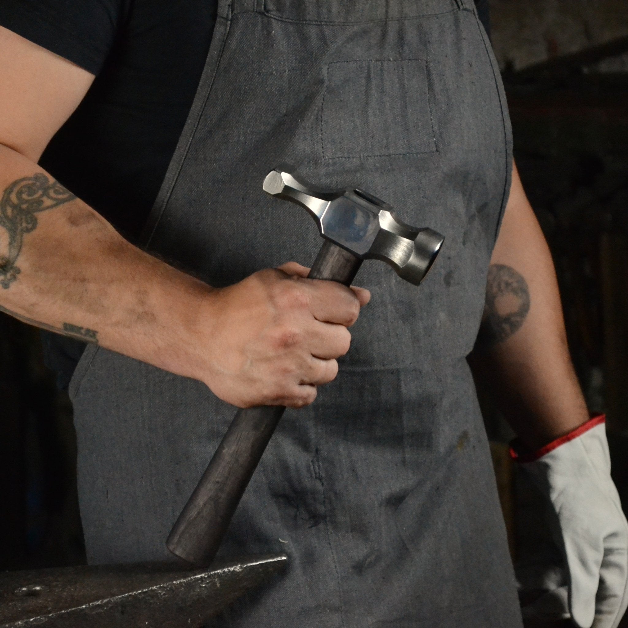 Premium Cross Peen Hammer for Blacksmiths 2 Lbs - StrictBlacksmith
