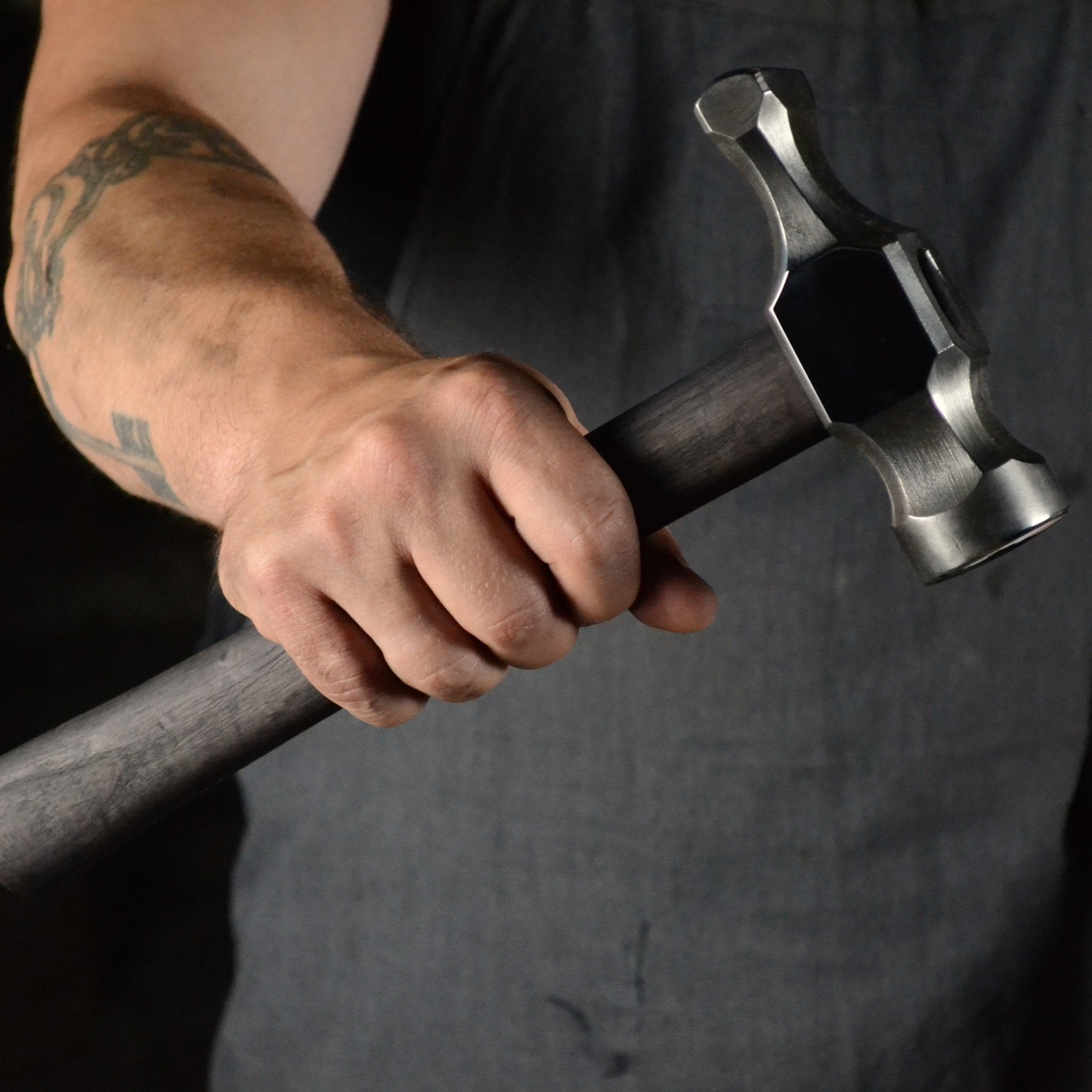 Premium Cross Peen Hammer for Blacksmiths 2 Lbs - StrictBlacksmith
