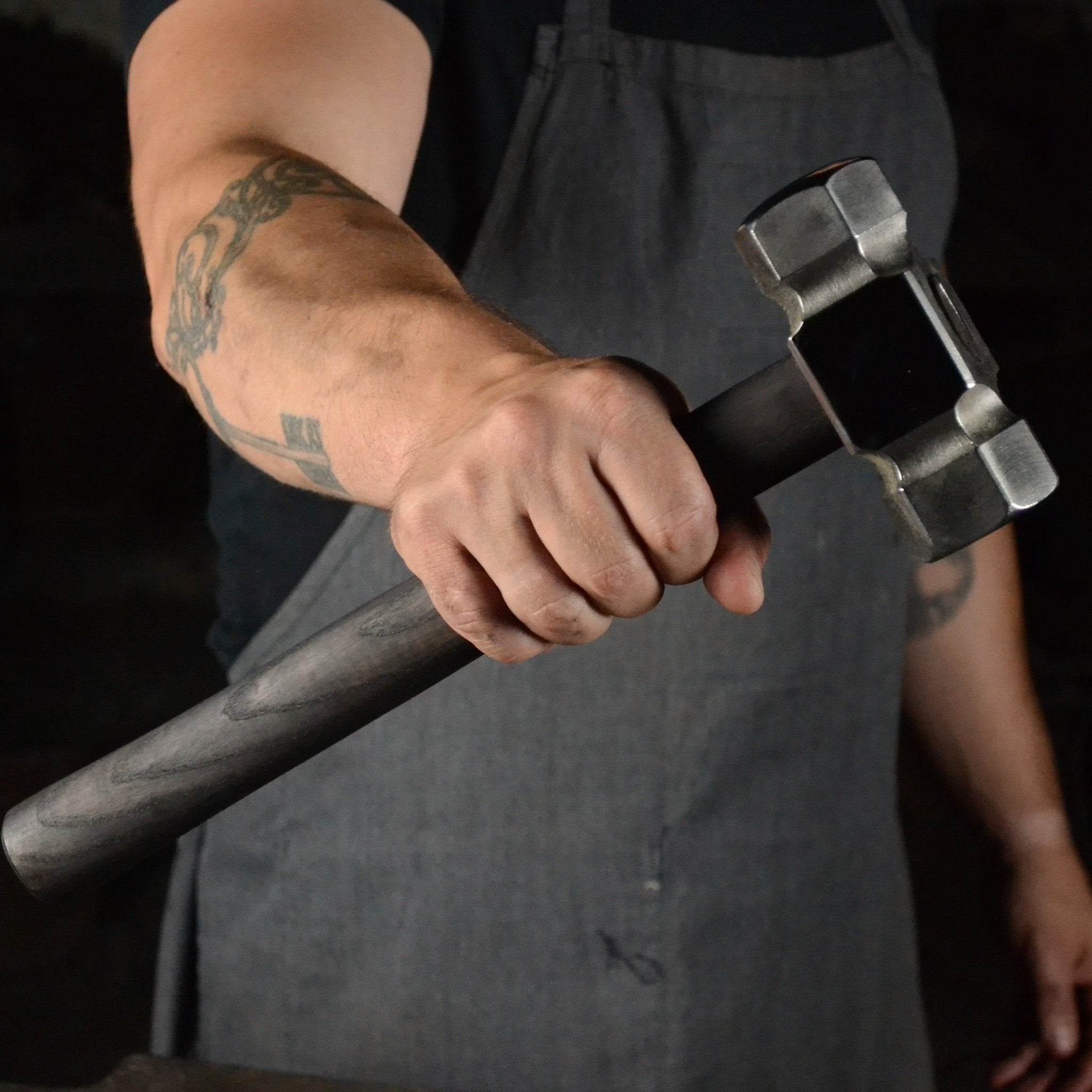Rounding Forging Blacksmith Hammer 3lb Hardness Rockwell 52–55 (HRC) - StrictBlacksmith