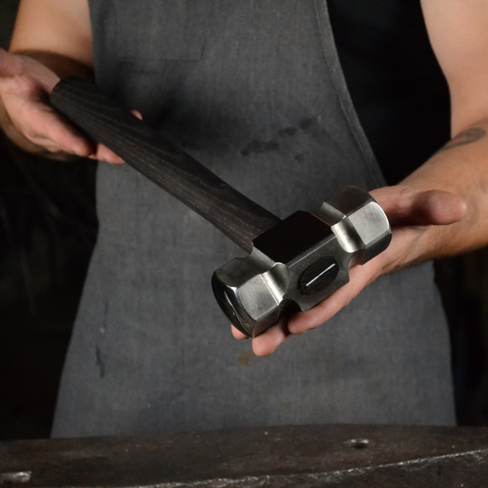Rounding Forging Blacksmith Hammer 3lb Hardness Rockwell 52–55 (HRC) - StrictBlacksmith