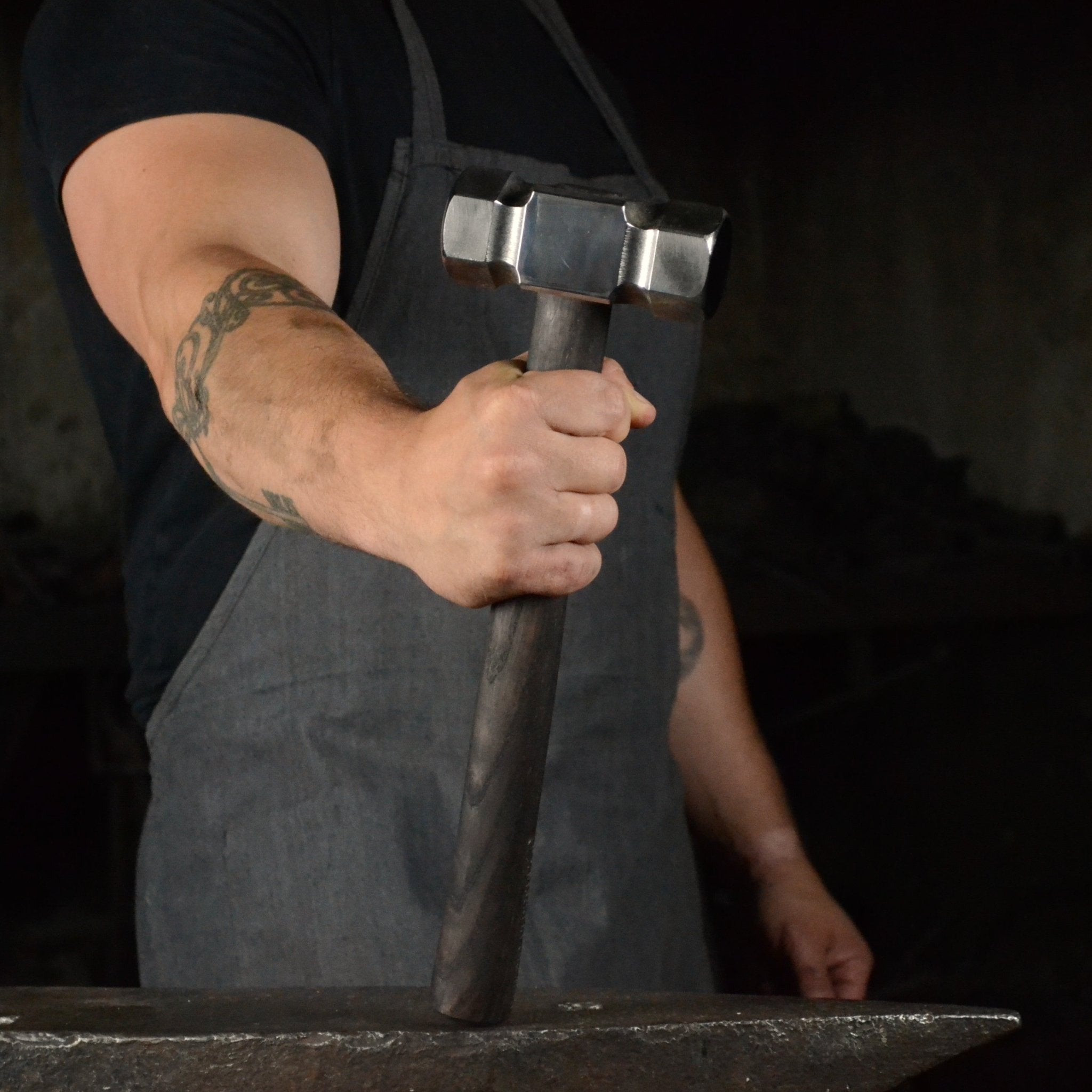 Rounding Forging Blacksmith Hammer 3lb Hardness Rockwell 52–55 (HRC) - StrictBlacksmith