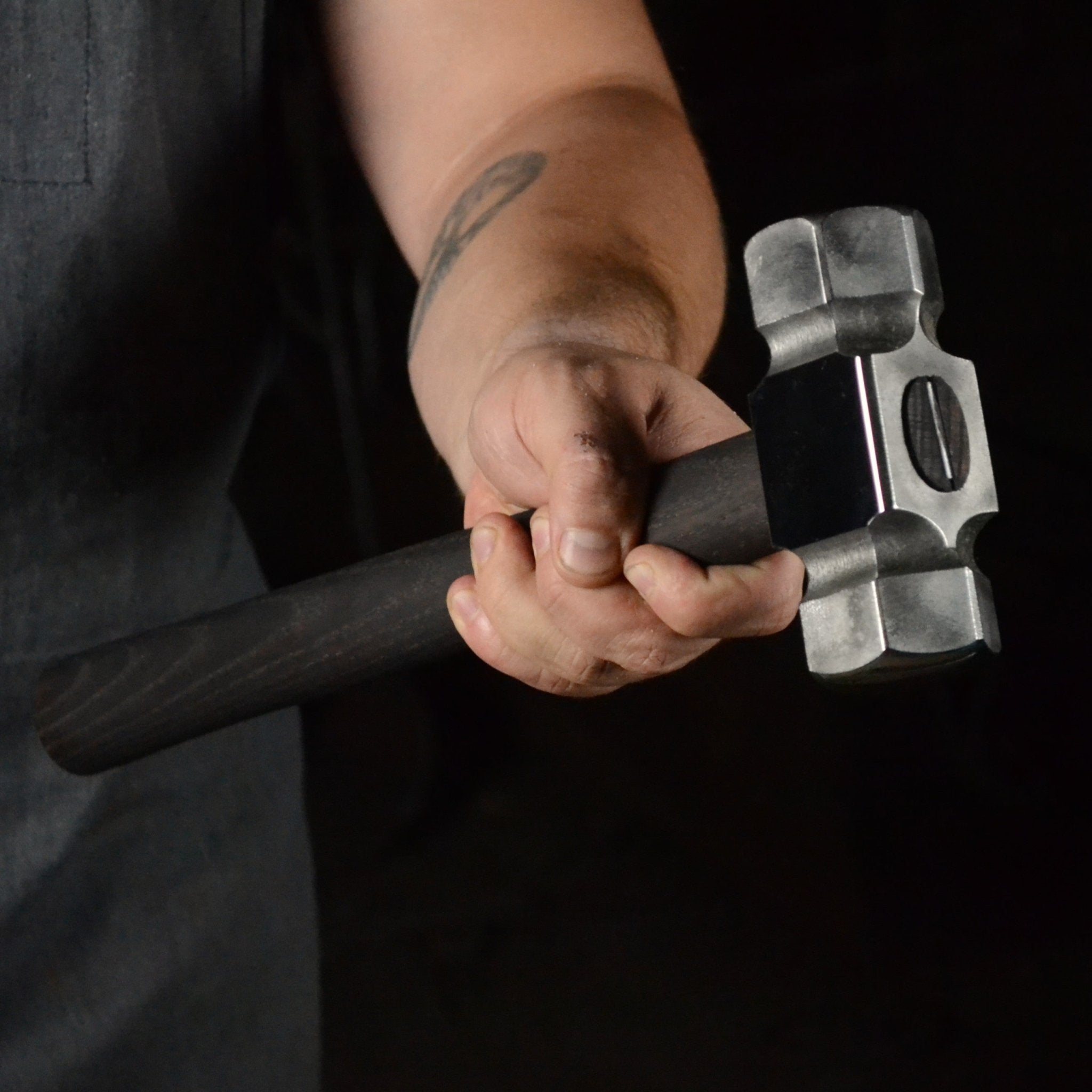 Rounding Forging Blacksmith Hammer 3lb Hardness Rockwell 52–55 (HRC) - StrictBlacksmith