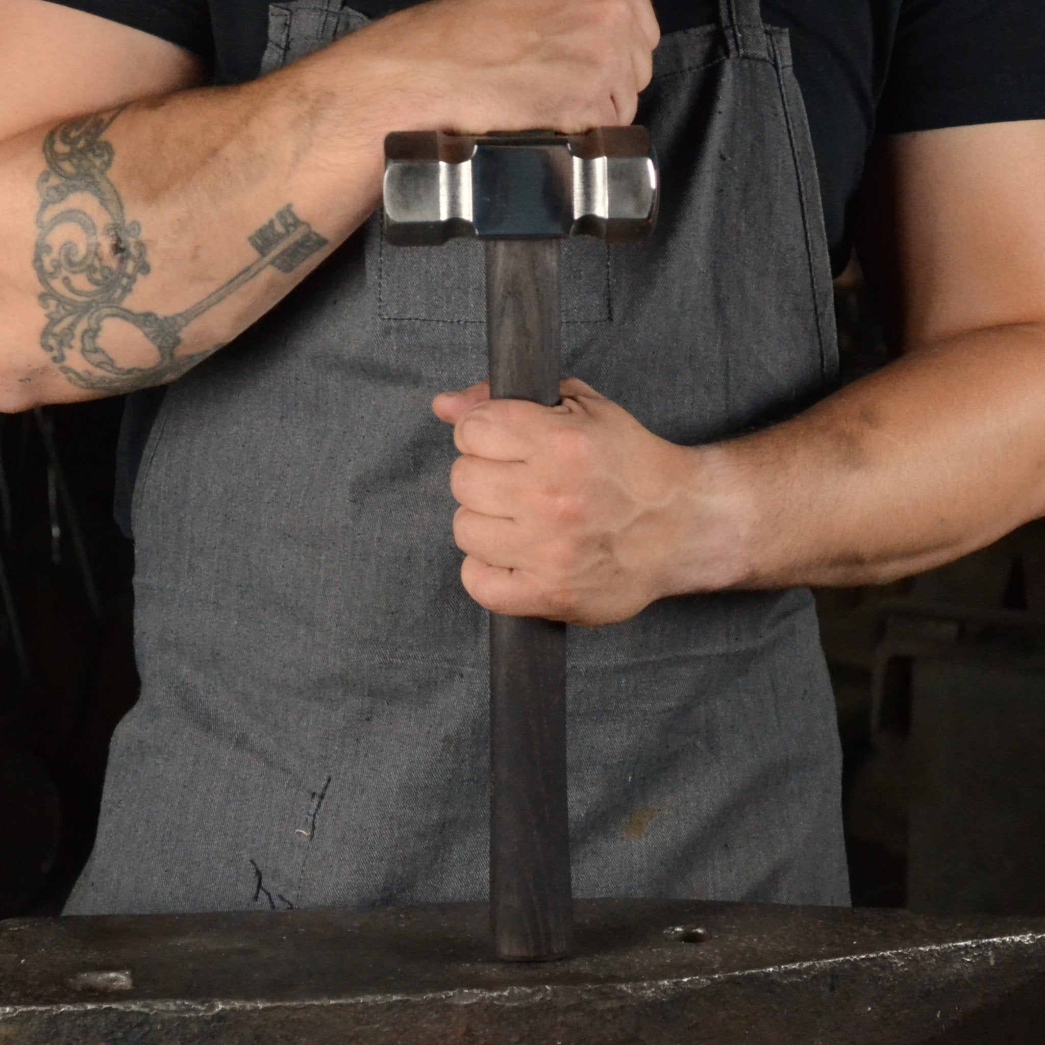 Rounding Forging Blacksmith Hammer 3lb Hardness Rockwell 52–55 (HRC) - StrictBlacksmith