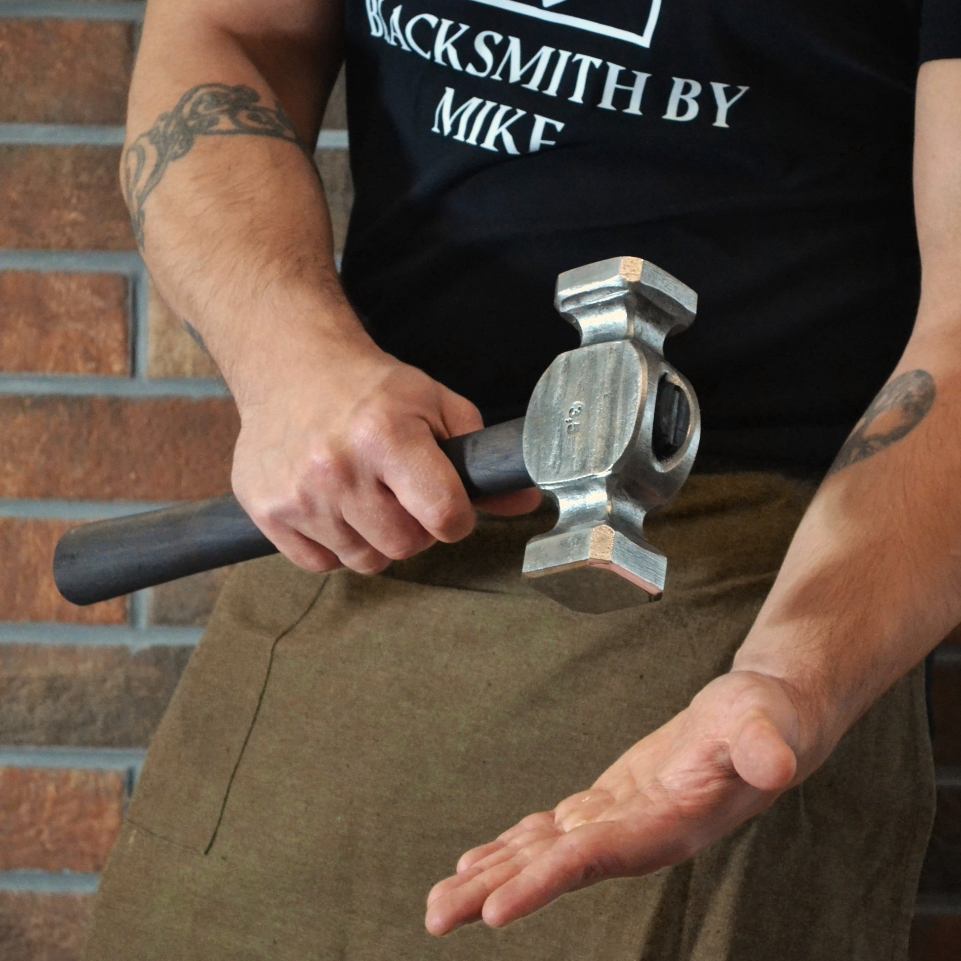 Square Circle Rounding Hammer for blacksmith masters