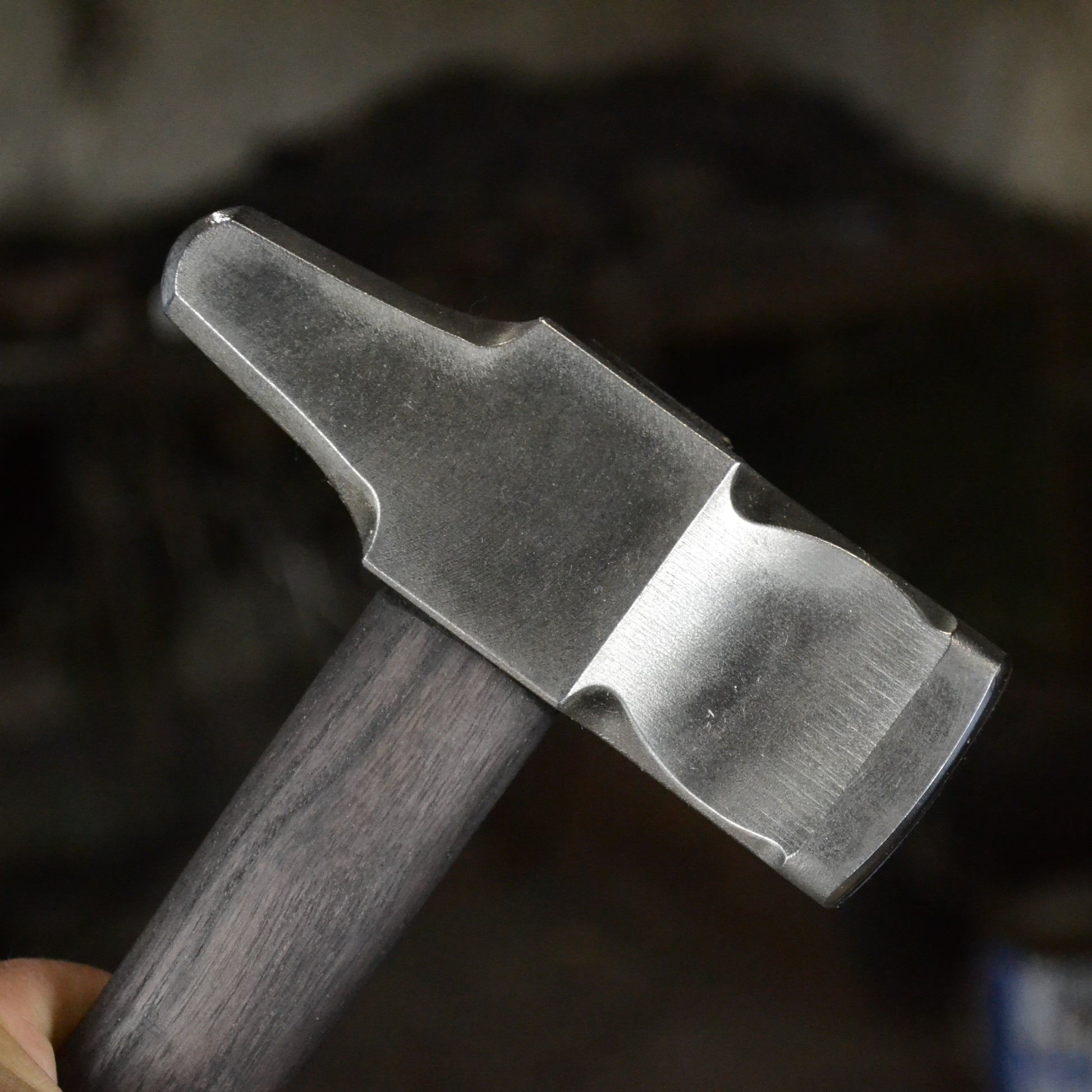 Blacksmith Cross Peen Hammer – Hand Forged AISI 1080 High Carbon Steel – 3lbs  – 54–55 HRC
