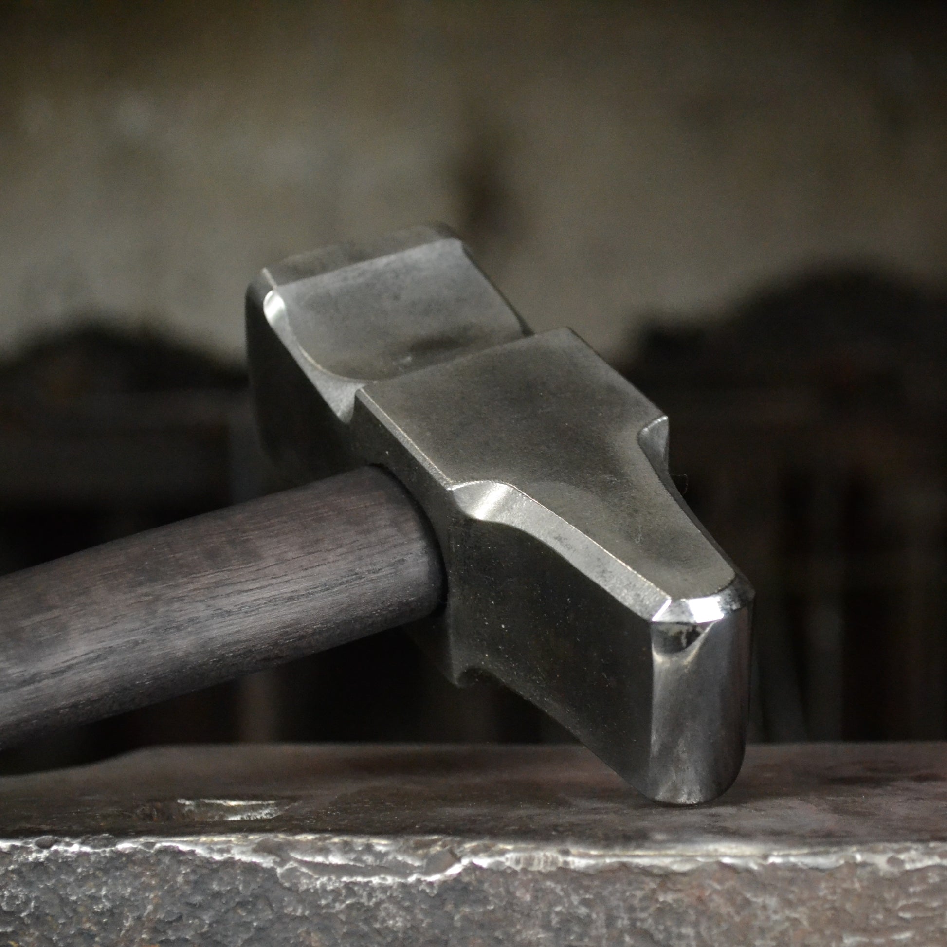 Blacksmith Cross Peen Hammer – Hand Forged AISI 1080 High Carbon Steel – 3lbs  – 54–55 HRC