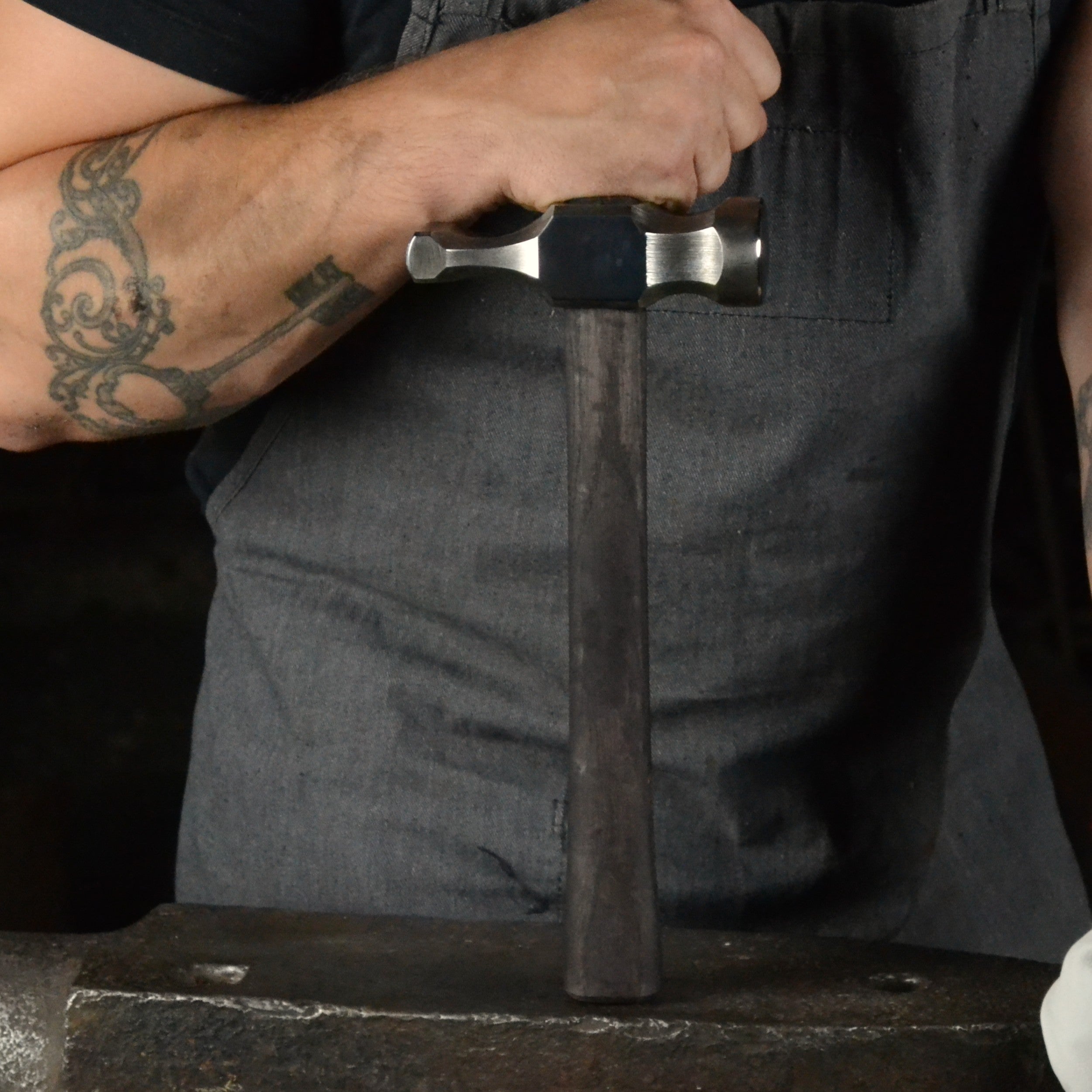 Premium Cross Peen Hammer for Blacksmiths 2 Lbs