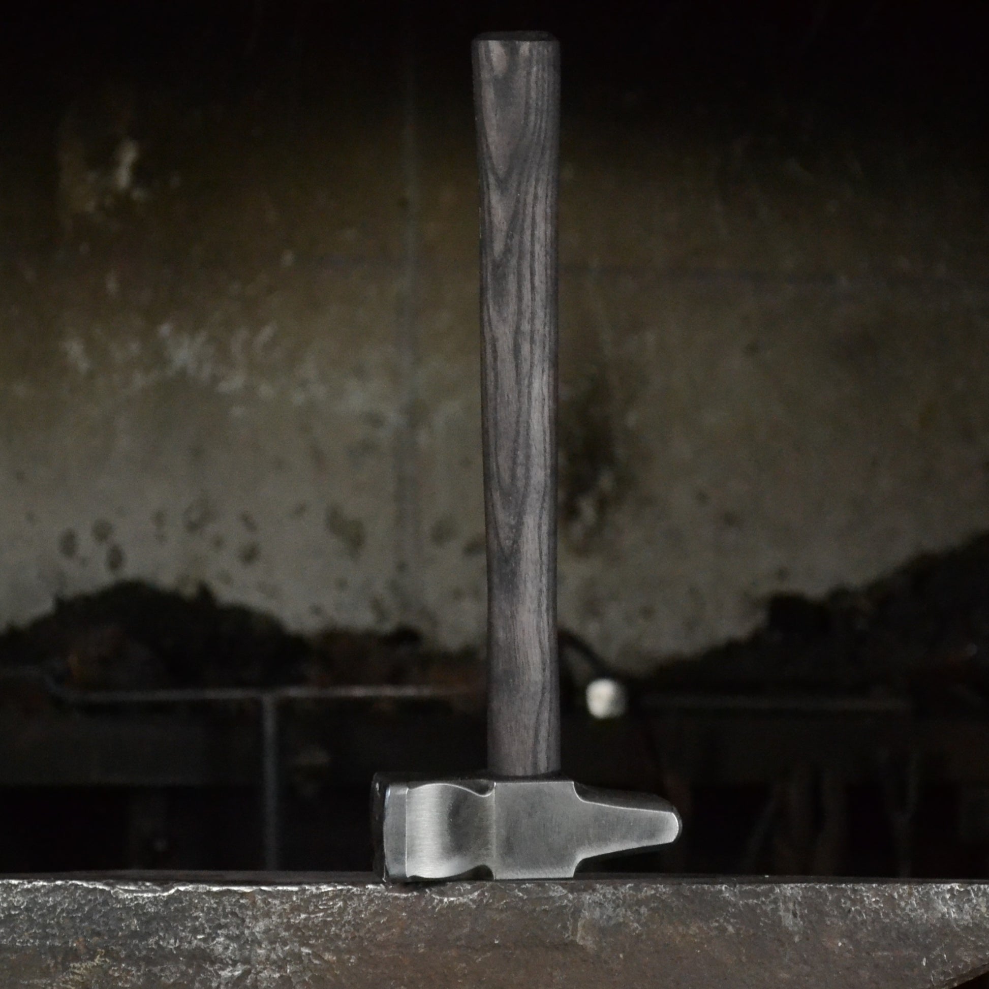 Blacksmith Cross Peen Hammer – Hand Forged AISI 1080 High Carbon Steel – 3lbs  – 54–55 HRC