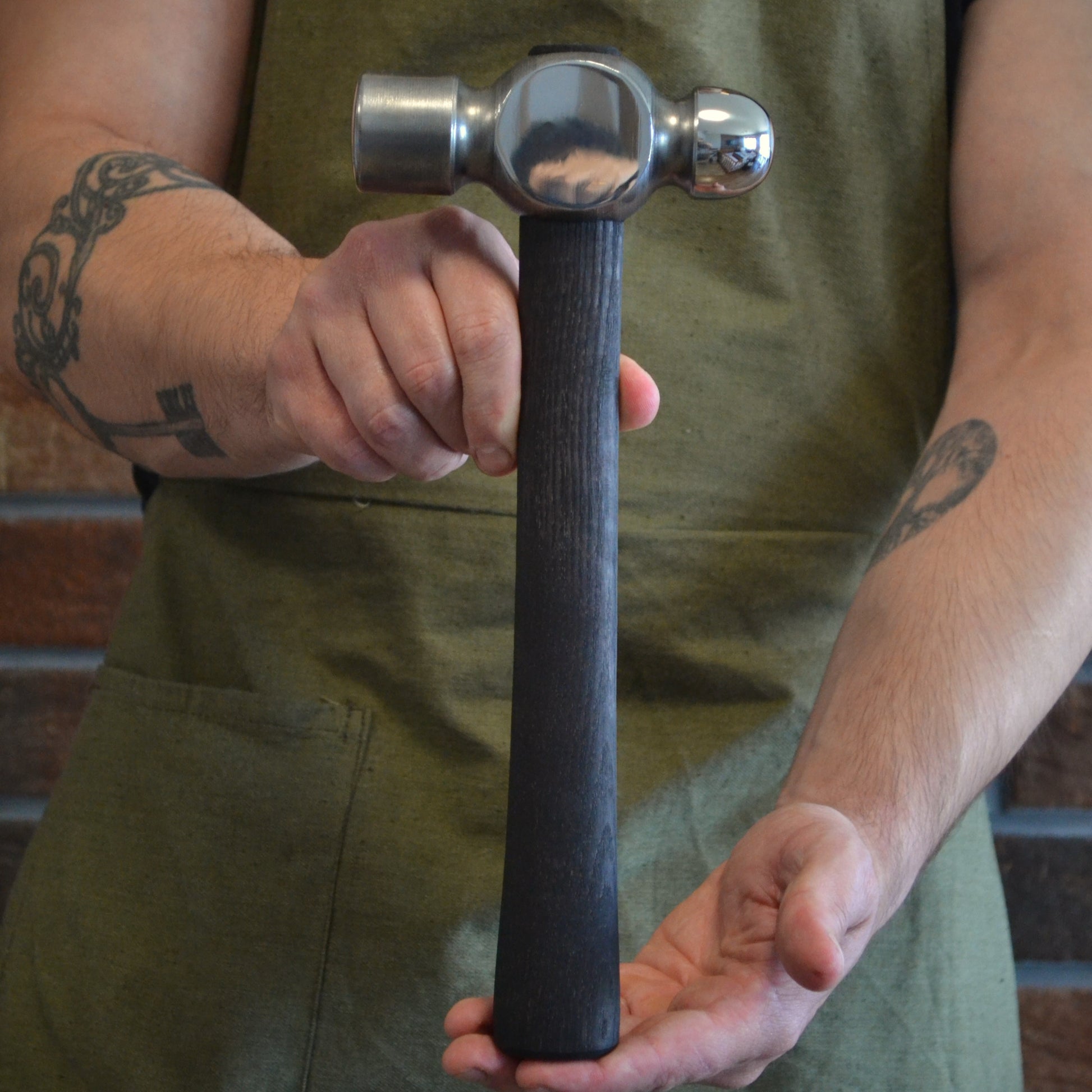 Ball-Peen Hammer with Ergonomic Ashwood Handle