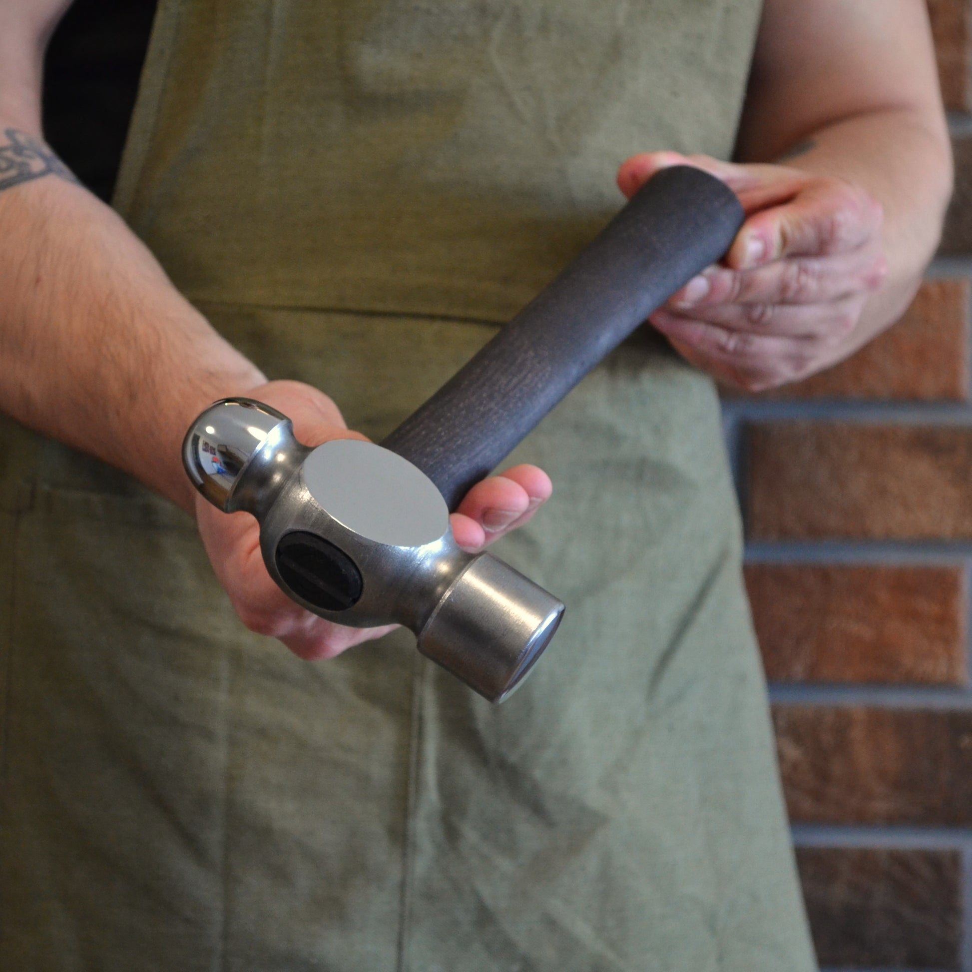 Ball-Peen Hammer with Ergonomic Ashwood Handle