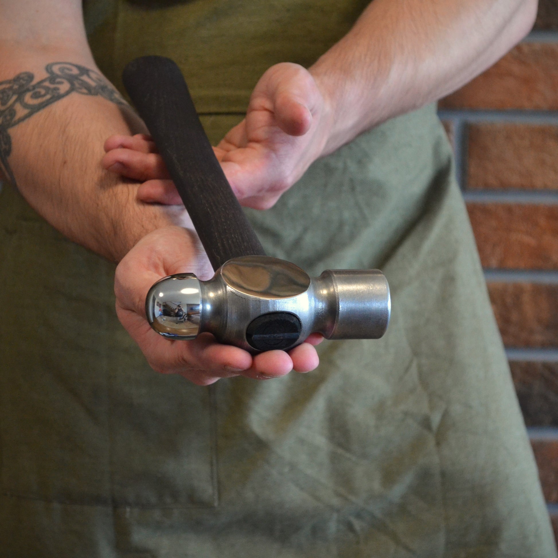 Ball-Peen Hammer with Ergonomic Ashwood Handle