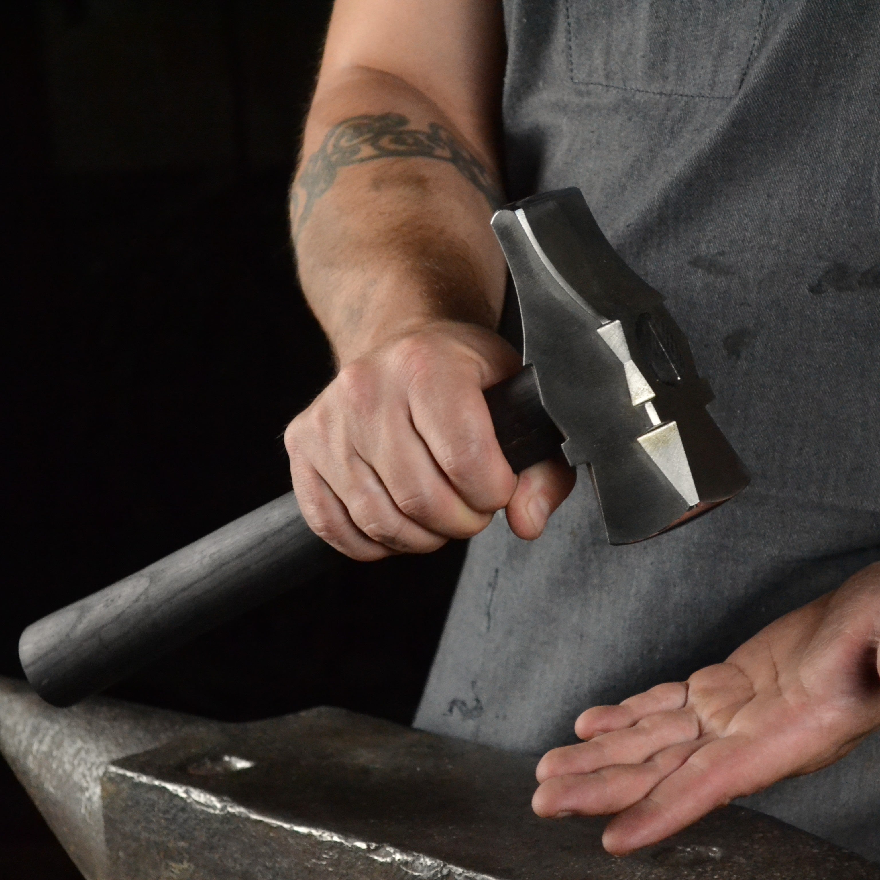 Professional Cross Peen Blacksmith Hammer 2,5 LBS