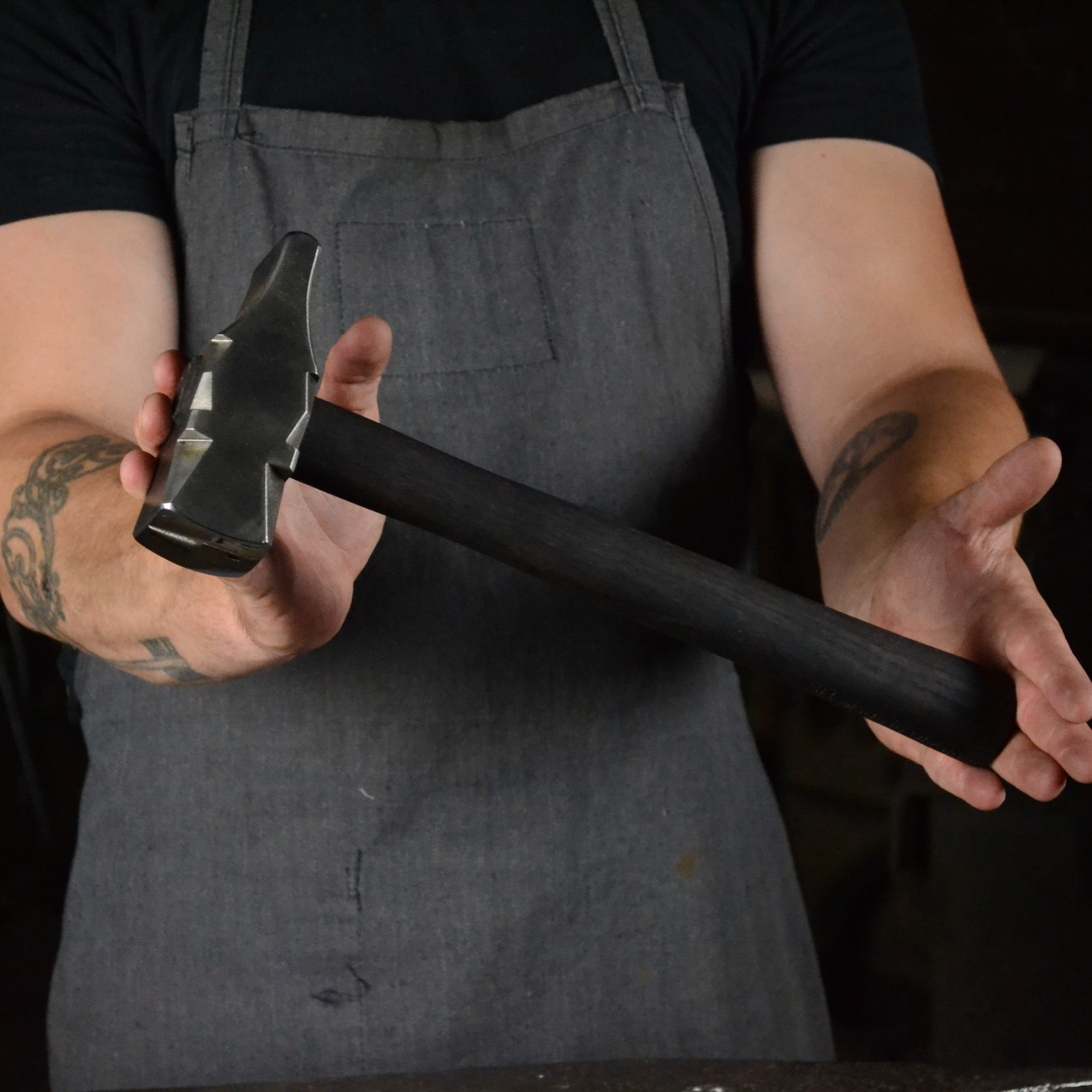 Professional Cross Peen Blacksmith Hammer 2,5 LBS