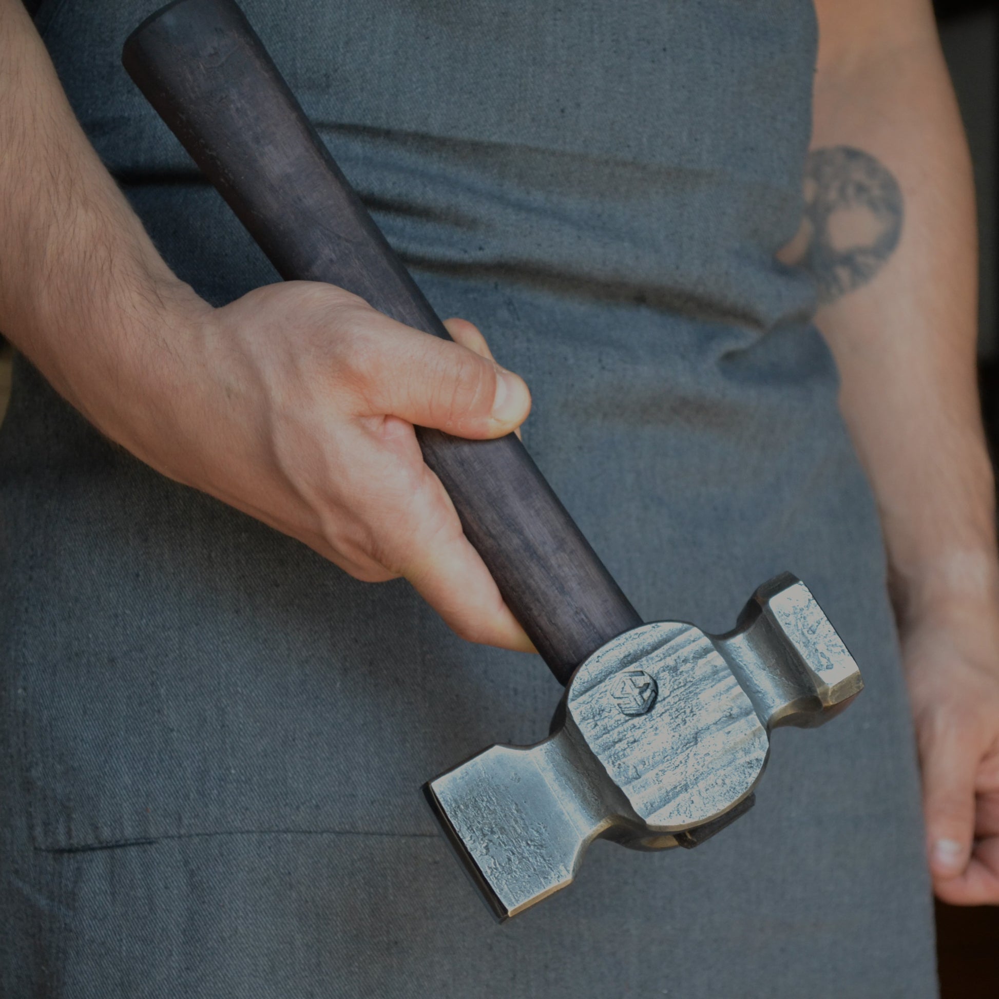 Straight Peen Hammer – Hand-Forged Blacksmith Forging Tool