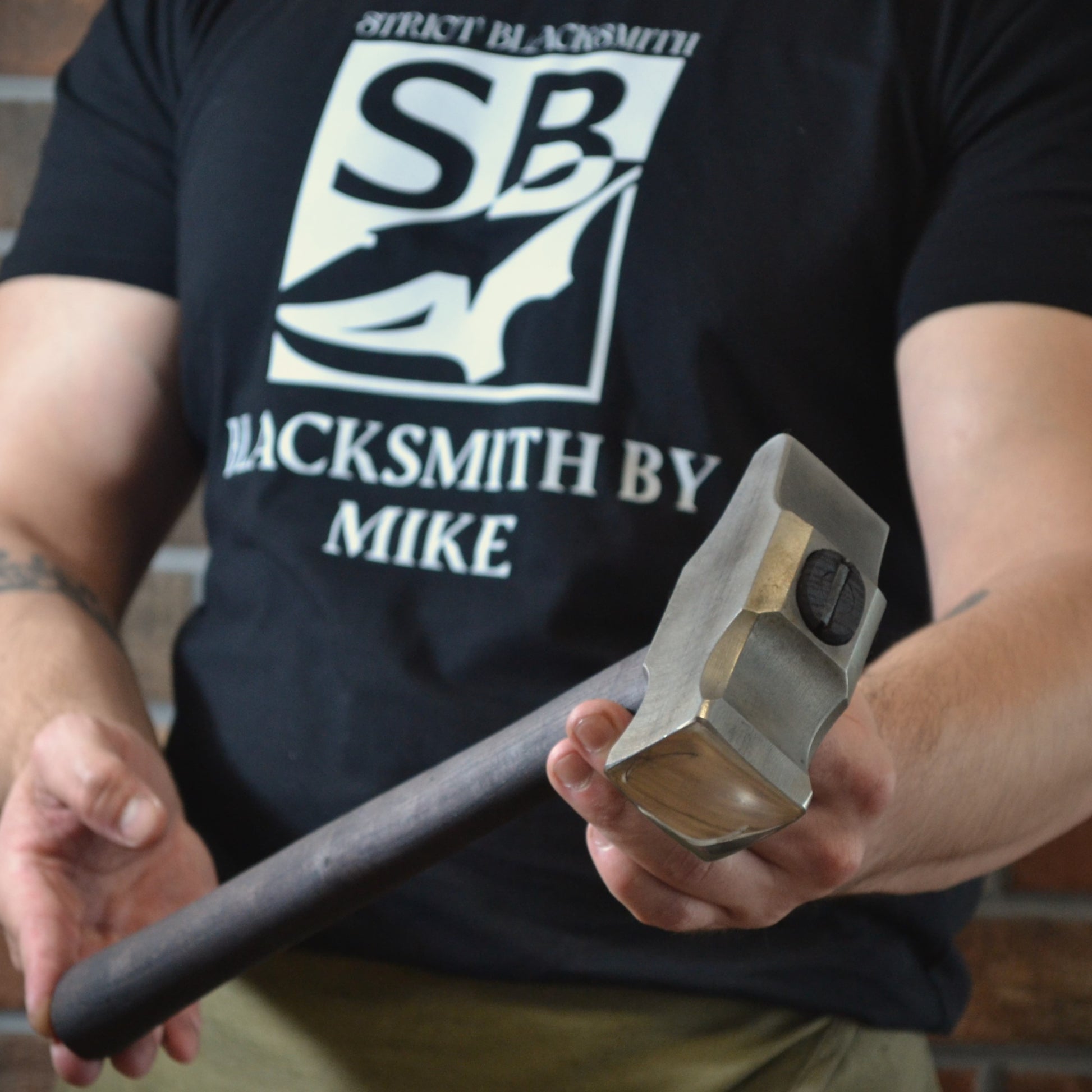 Cross Peen Hammer for Blacksmithing - Customizable with Ashwood Handle