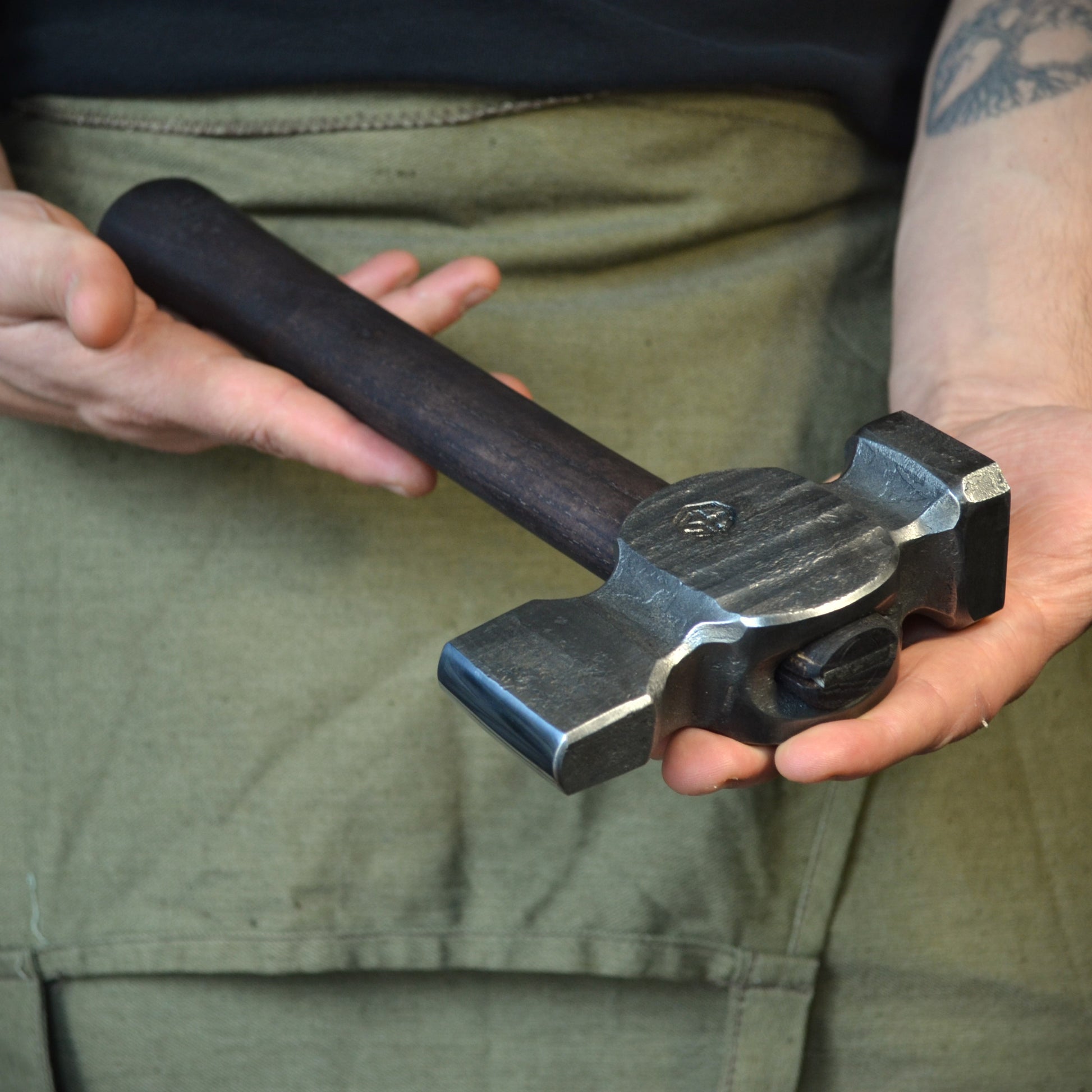 Straight Peen Hammer – Hand-Forged Blacksmith Forging Tool
