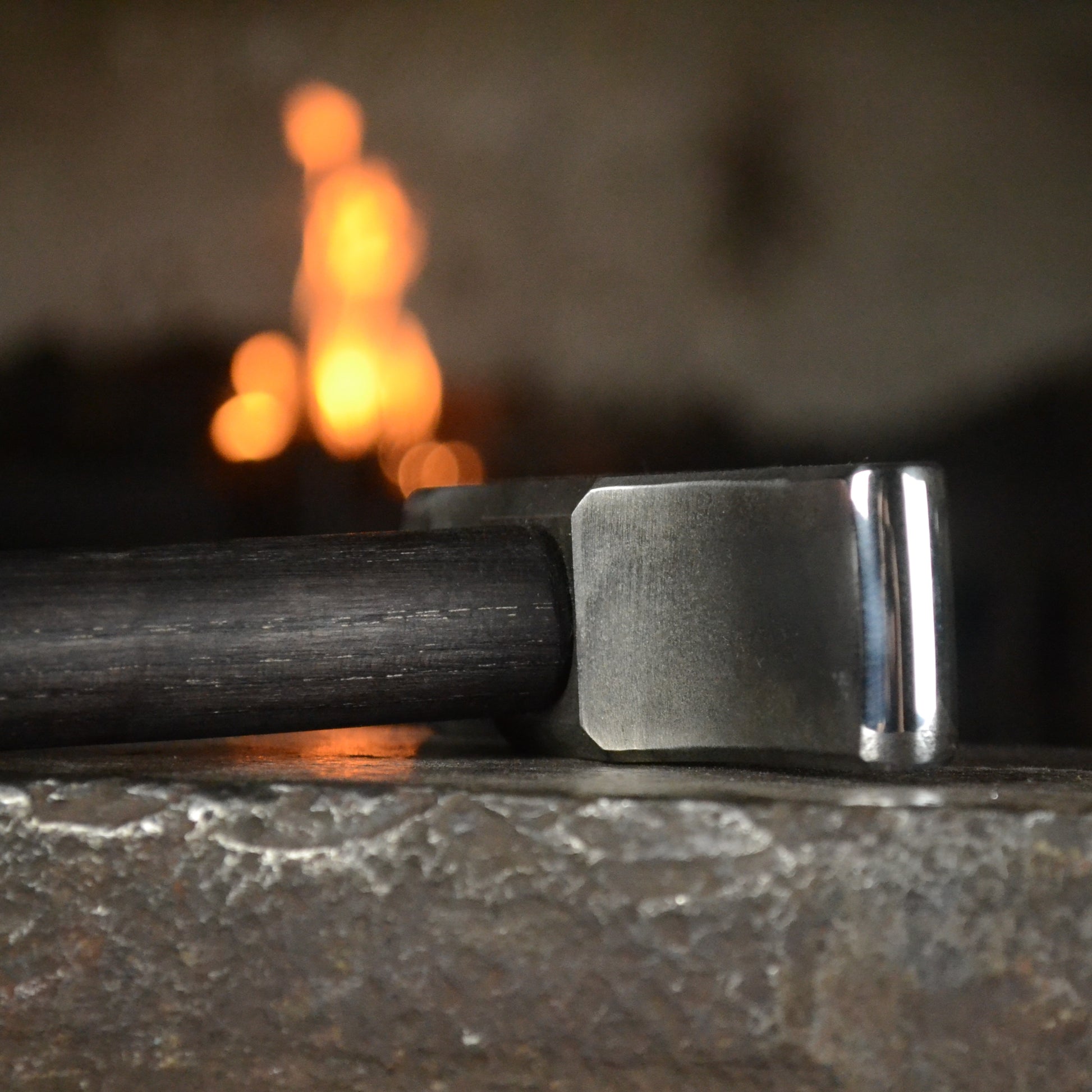 Blacksmith Cross Peen Hammer – Hand Forged Tool (1.85 lb, AISI 1080 Steel)