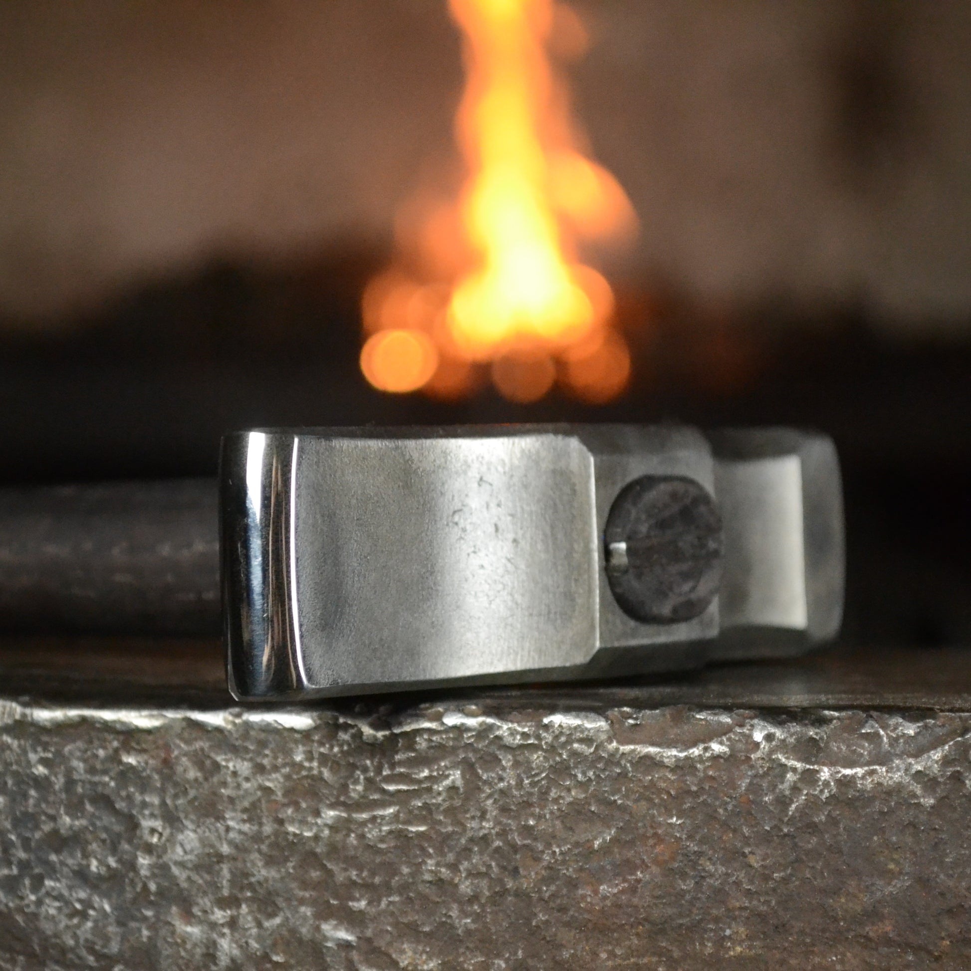 Blacksmith Cross Peen Hammer – Hand Forged Tool (1.85 lb, AISI 1080 Steel)