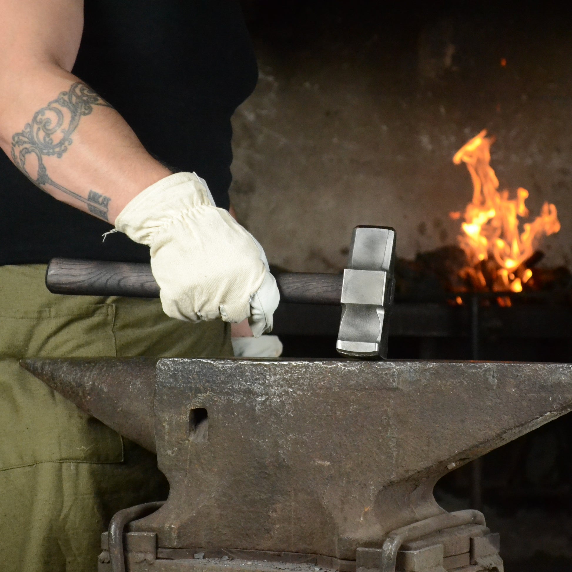 Blacksmith Straight Peen Hammer – 3 lb