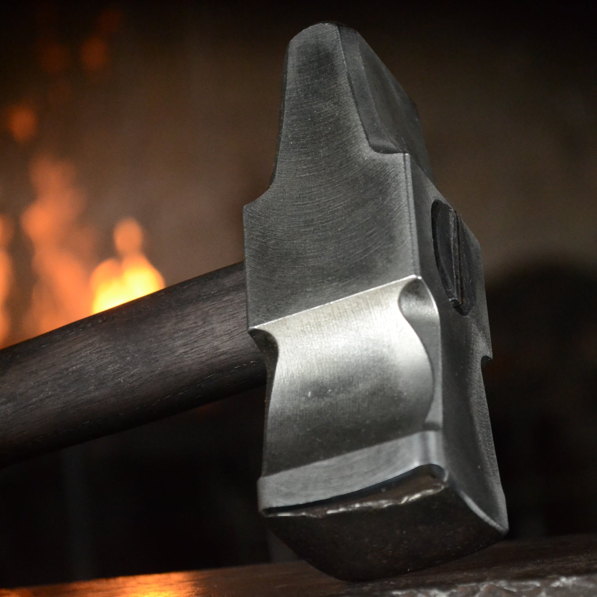 Blacksmith Cross Peen Hammer – Hand Forged AISI 1080 High Carbon Steel – 3lbs  – 54–55 HRC