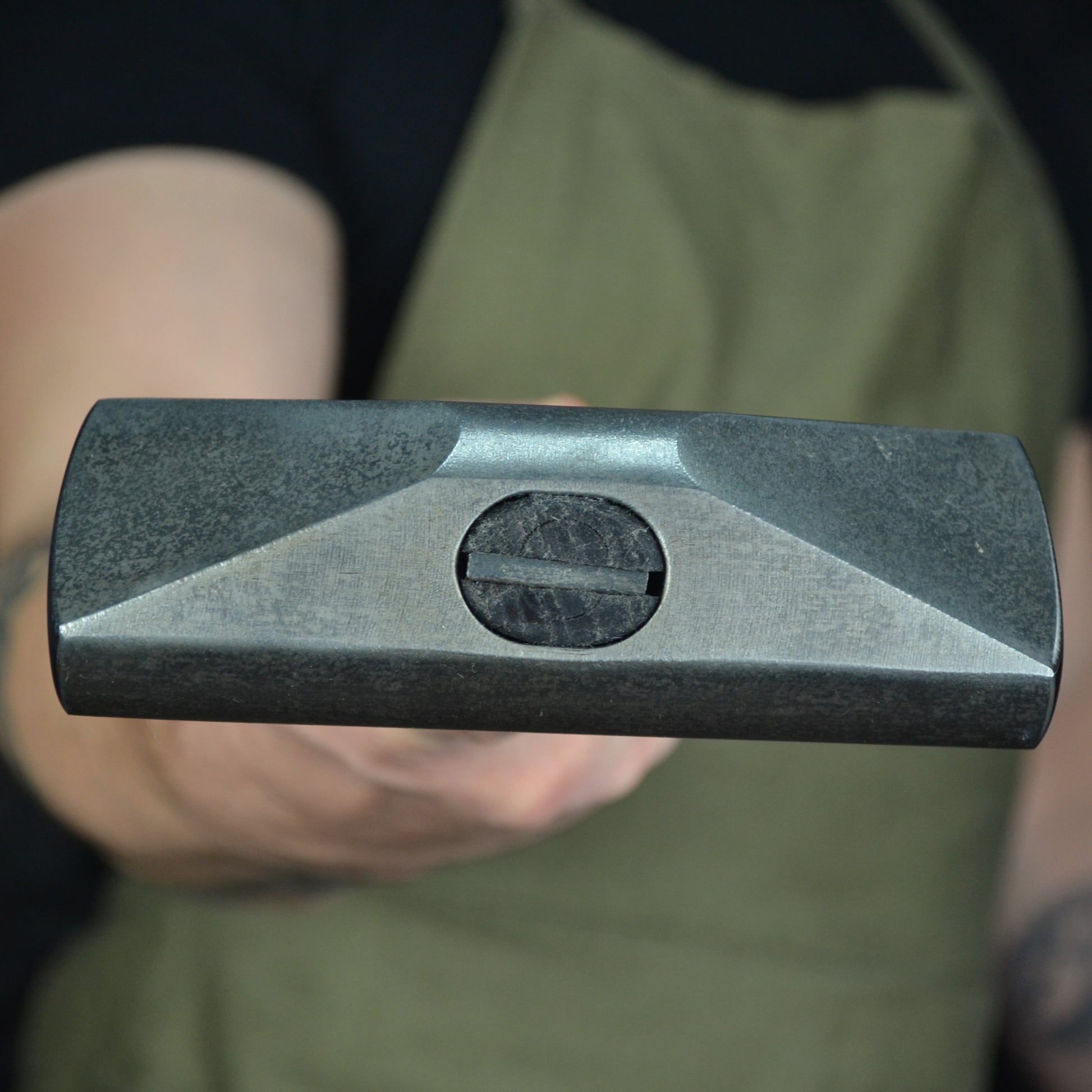 Double Diagonal Peen Forging Hammer, Hand-Forged Blacksmith Tool