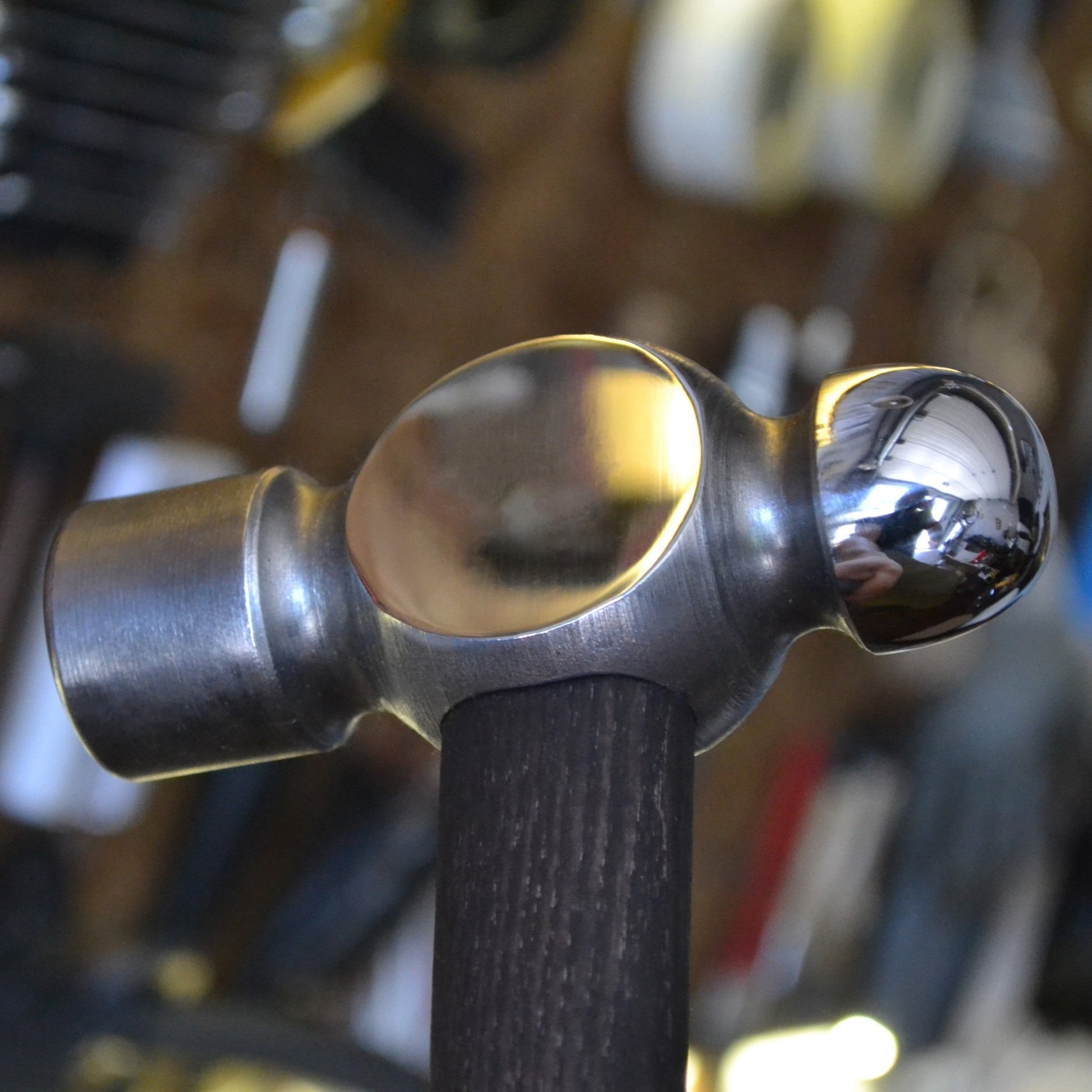Ball-Peen Hammer with Ergonomic Ashwood Handle - StrictBlacksmith