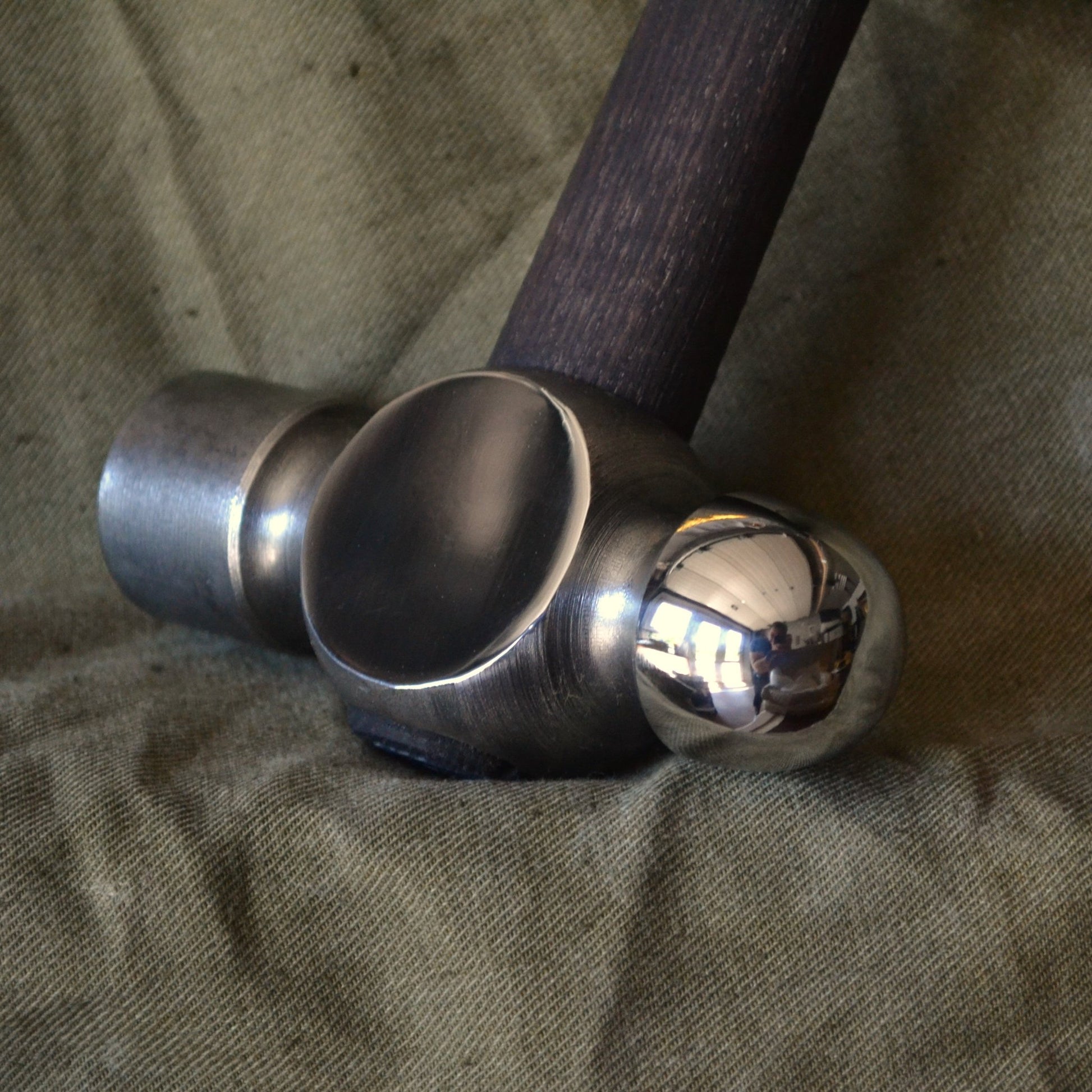 Ball-Peen Hammer with Ergonomic Ashwood Handle - StrictBlacksmith