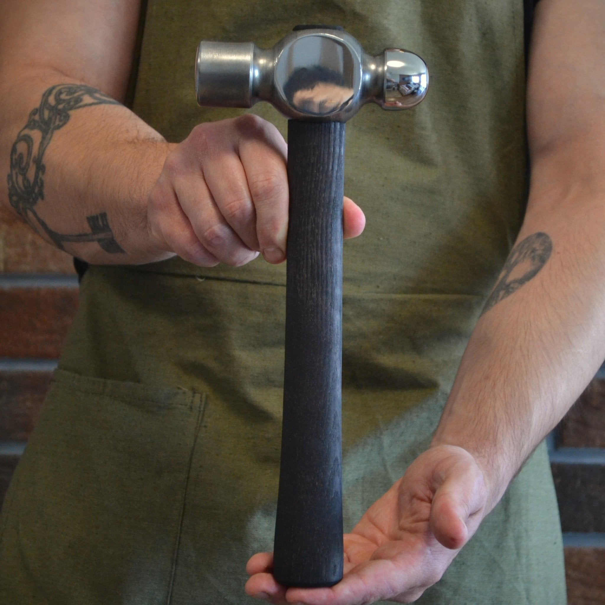 Ball-Peen Hammer with Ergonomic Ashwood Handle - StrictBlacksmith