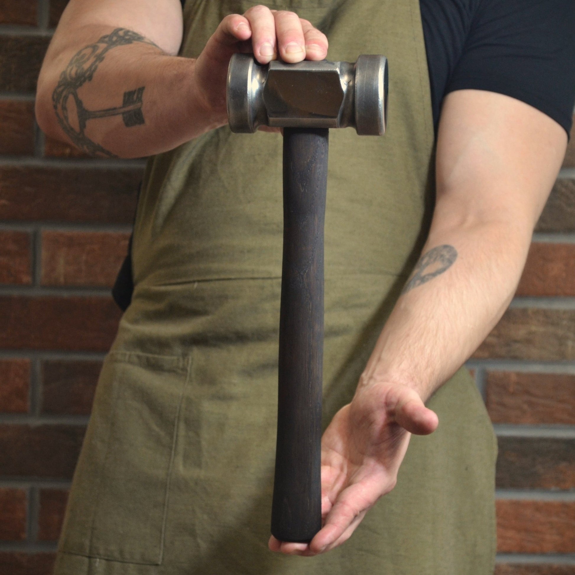 Big Rounding Hammer For Blacksmith - Essential Tool for Blacksmithing - StrictBlacksmith