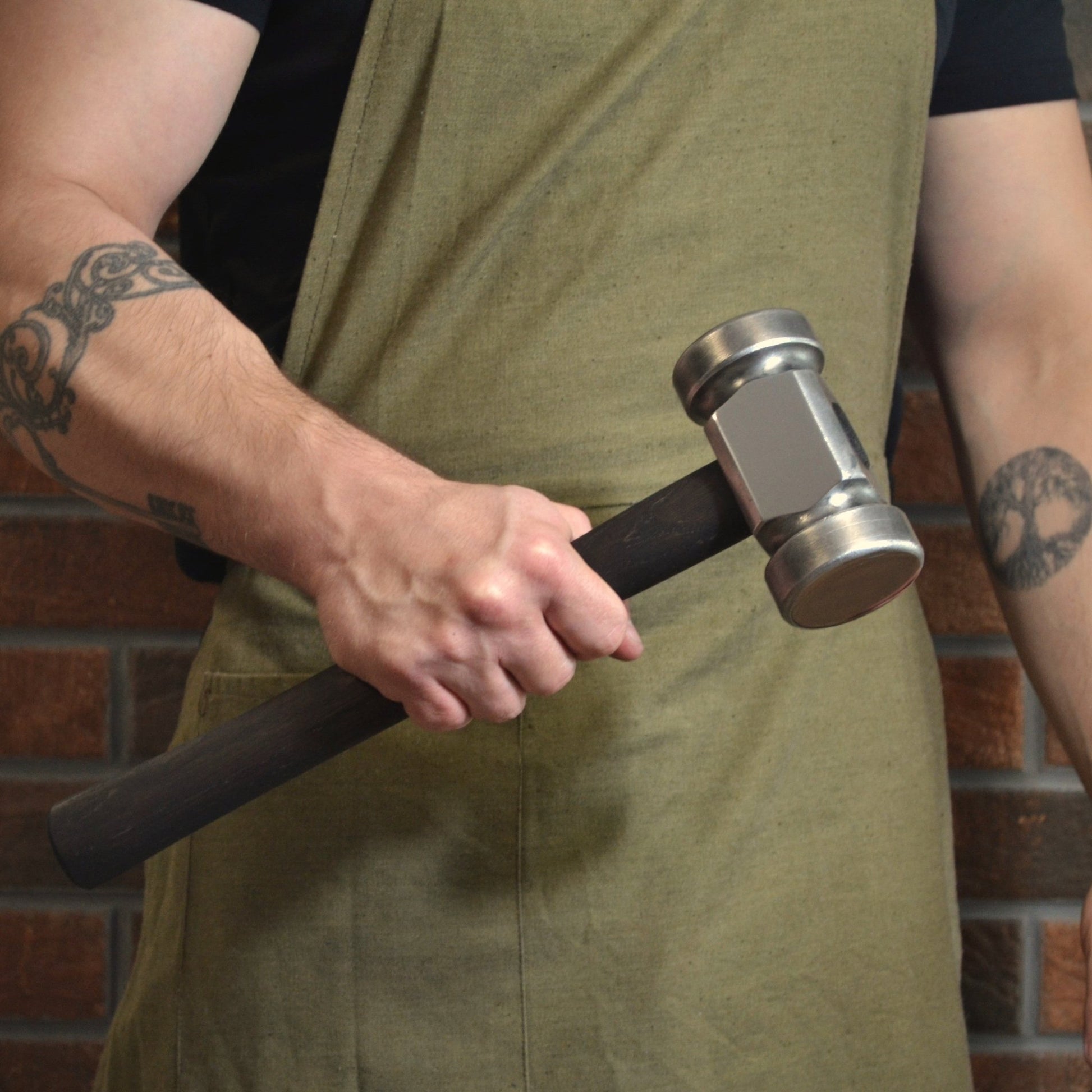 Big Rounding Hammer For Blacksmith - Essential Tool for Blacksmithing - StrictBlacksmith