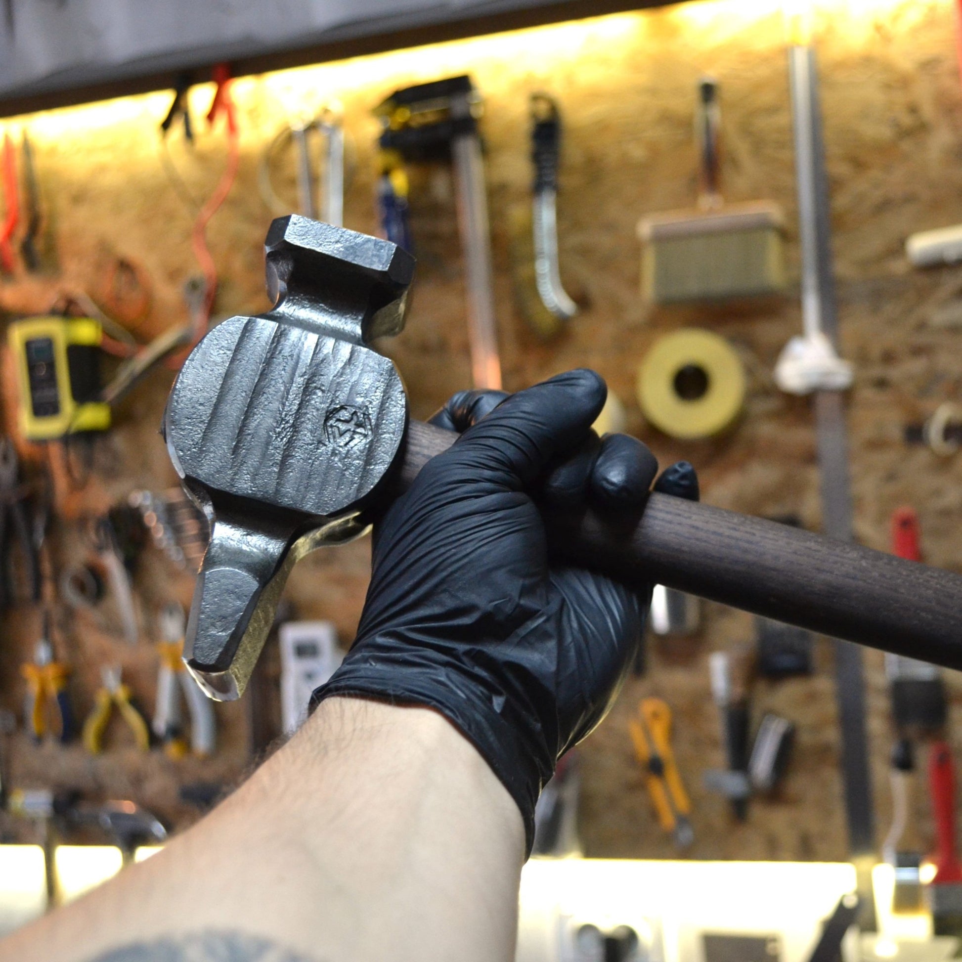 Blacksmith Cross Peen Hammer – Forged Steel Hammer for Metalworking & Forging - StrictBlacksmith