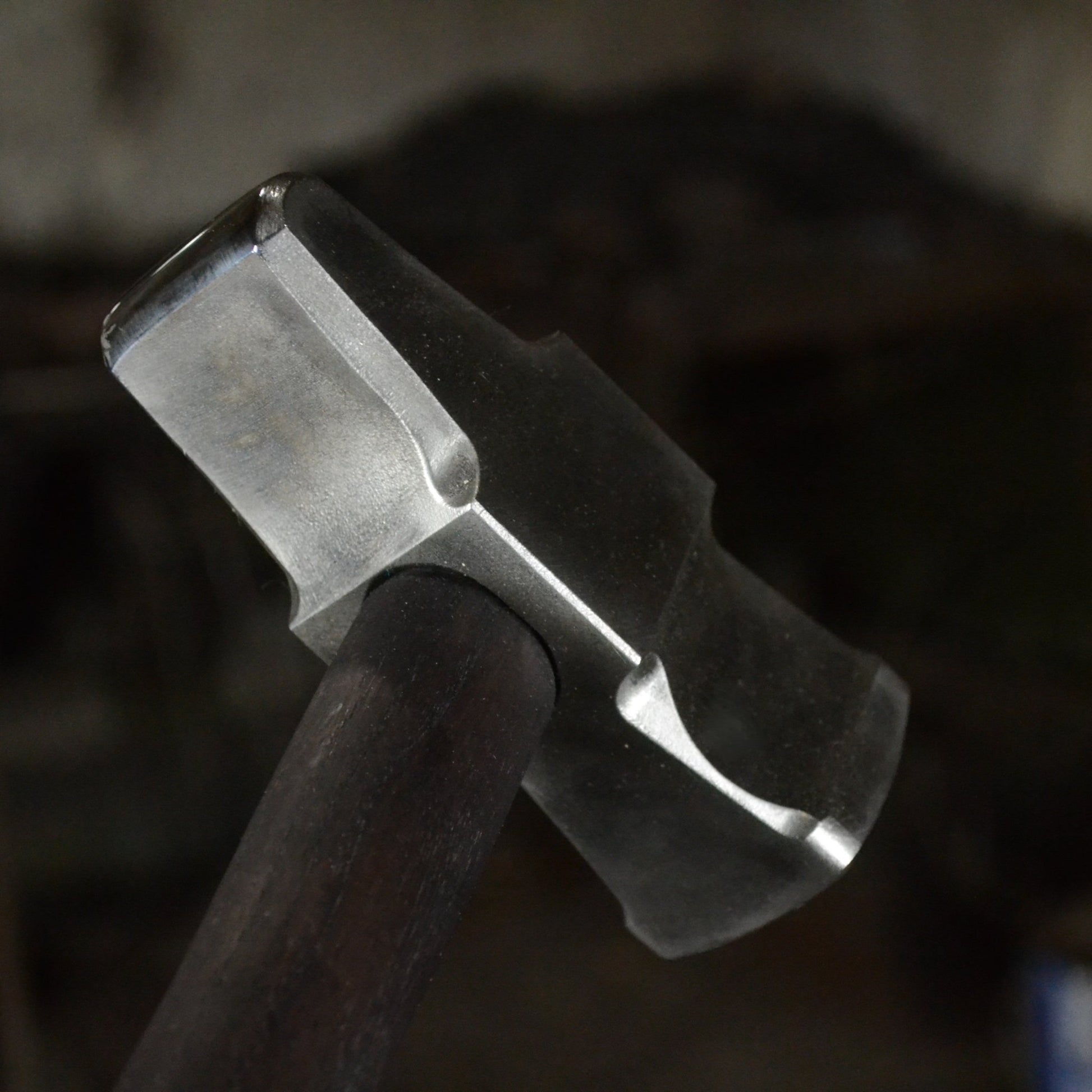 Blacksmith Cross Peen Hammer – Hand Forged AISI 1080 High Carbon Steel – 3lbs – 54–55 HRC - StrictBlacksmith