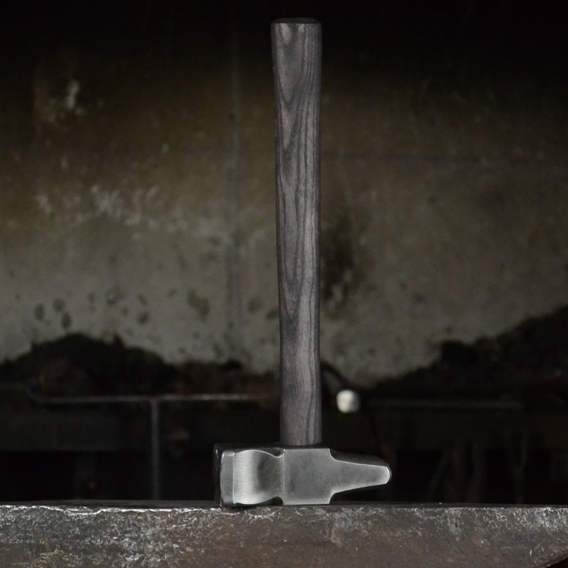 Blacksmith Cross Peen Hammer – Hand Forged AISI 1080 High Carbon Steel – 3lbs – 54–55 HRC - StrictBlacksmith