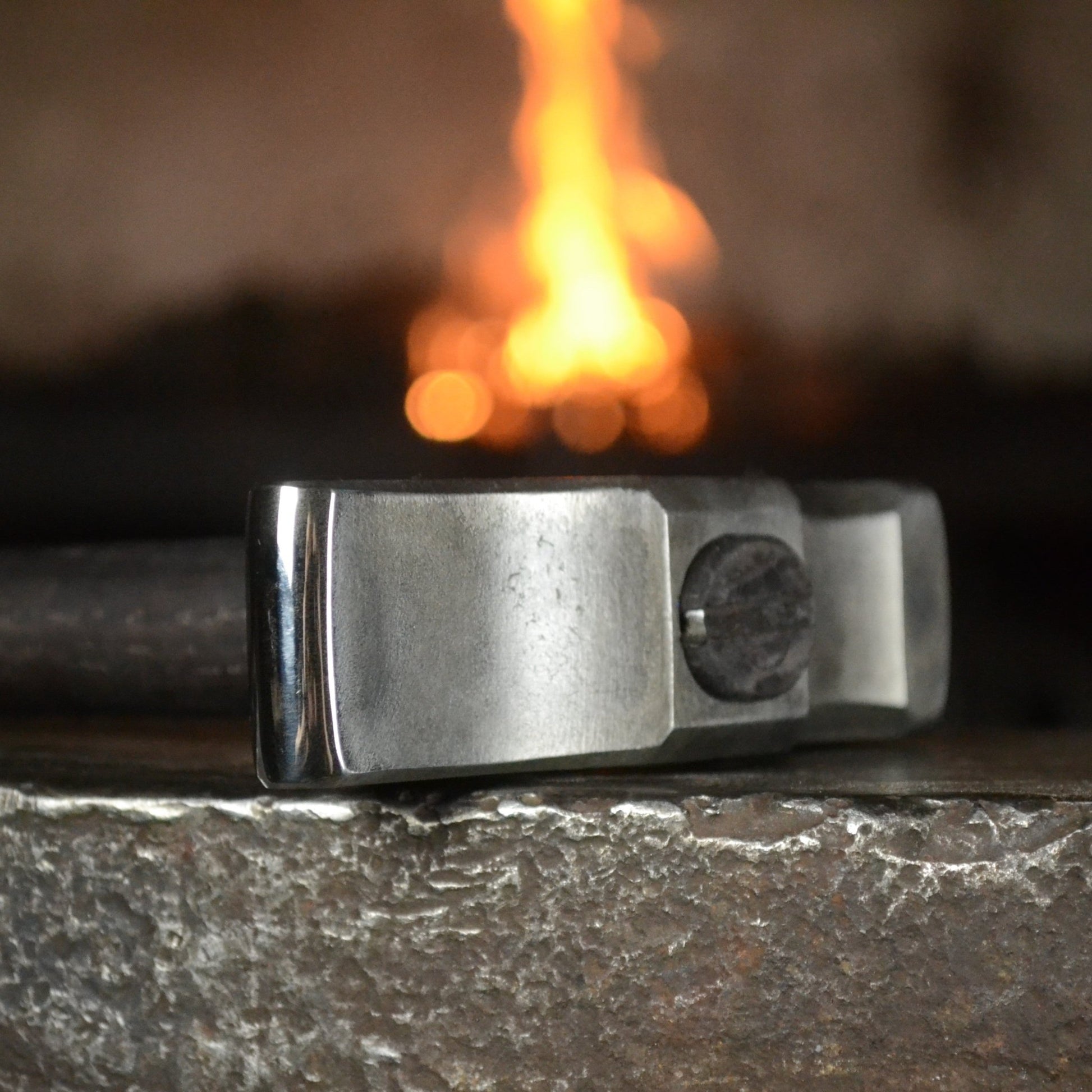 Blacksmith Cross Peen Hammer – Hand Forged Tool (1.85 lb, AISI 1080 Steel) - StrictBlacksmith