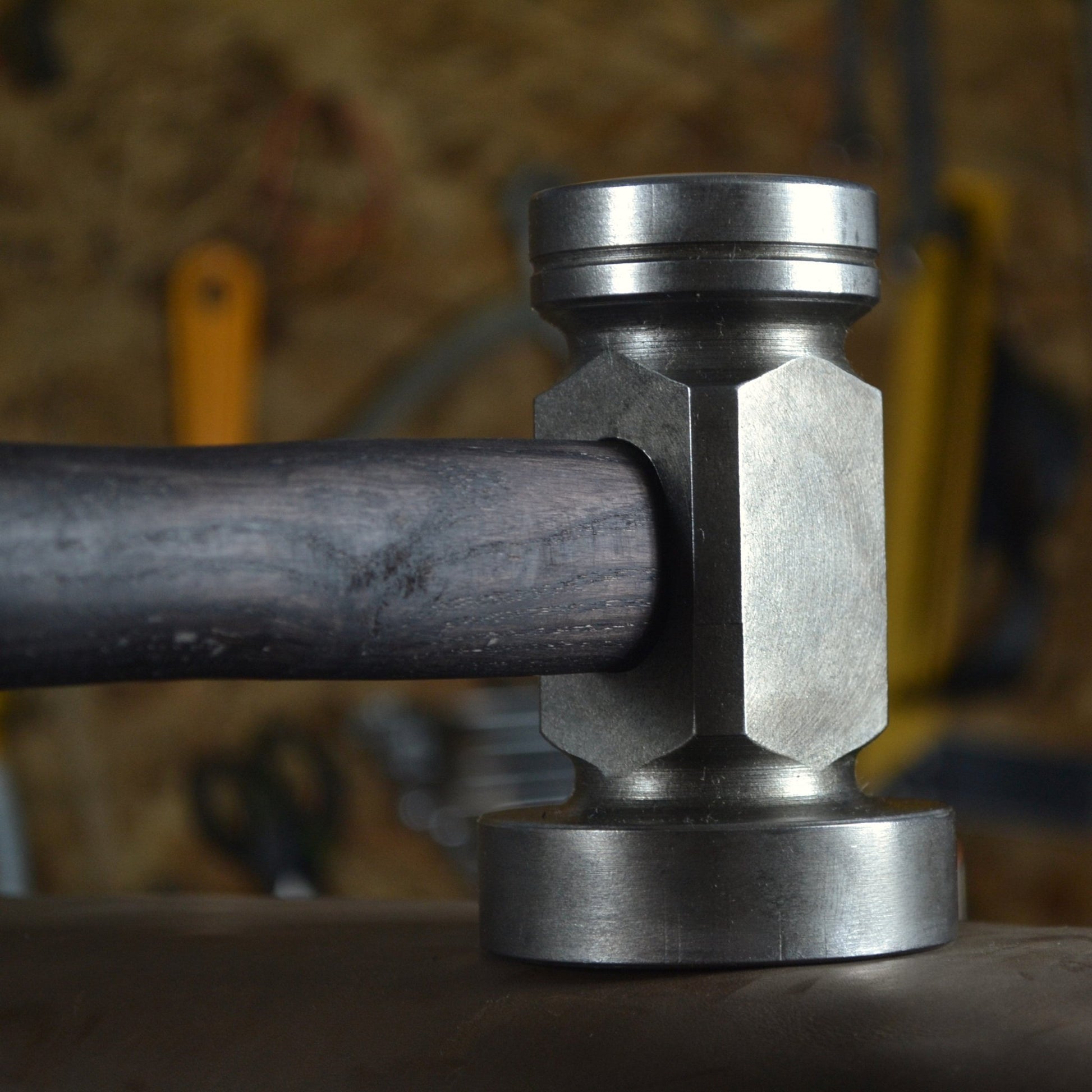 Blacksmith Flatter Hammer: Forged AISI 1045 Steel, Oiled Ash Handle - StrictBlacksmith