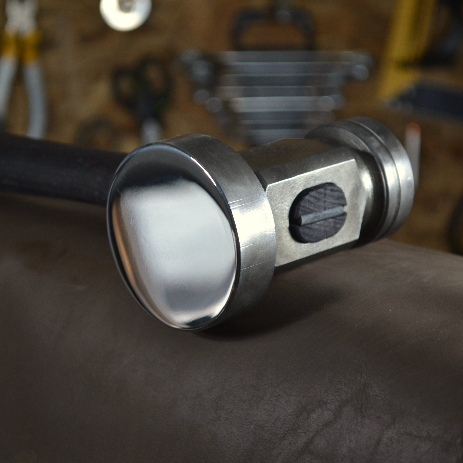 Blacksmith Flatter Hammer: Forged AISI 1045 Steel, Oiled Ash Handle - StrictBlacksmith