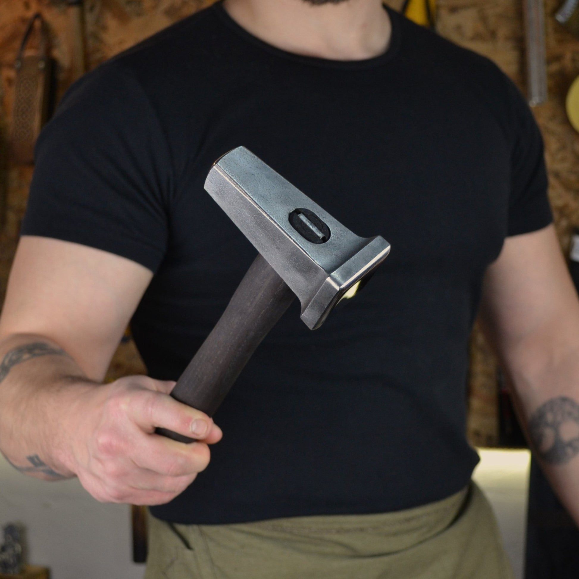 Blacksmith Hammer (Flatter) 2.5lbs – Precision Tool for Professional Forging - StrictBlacksmith