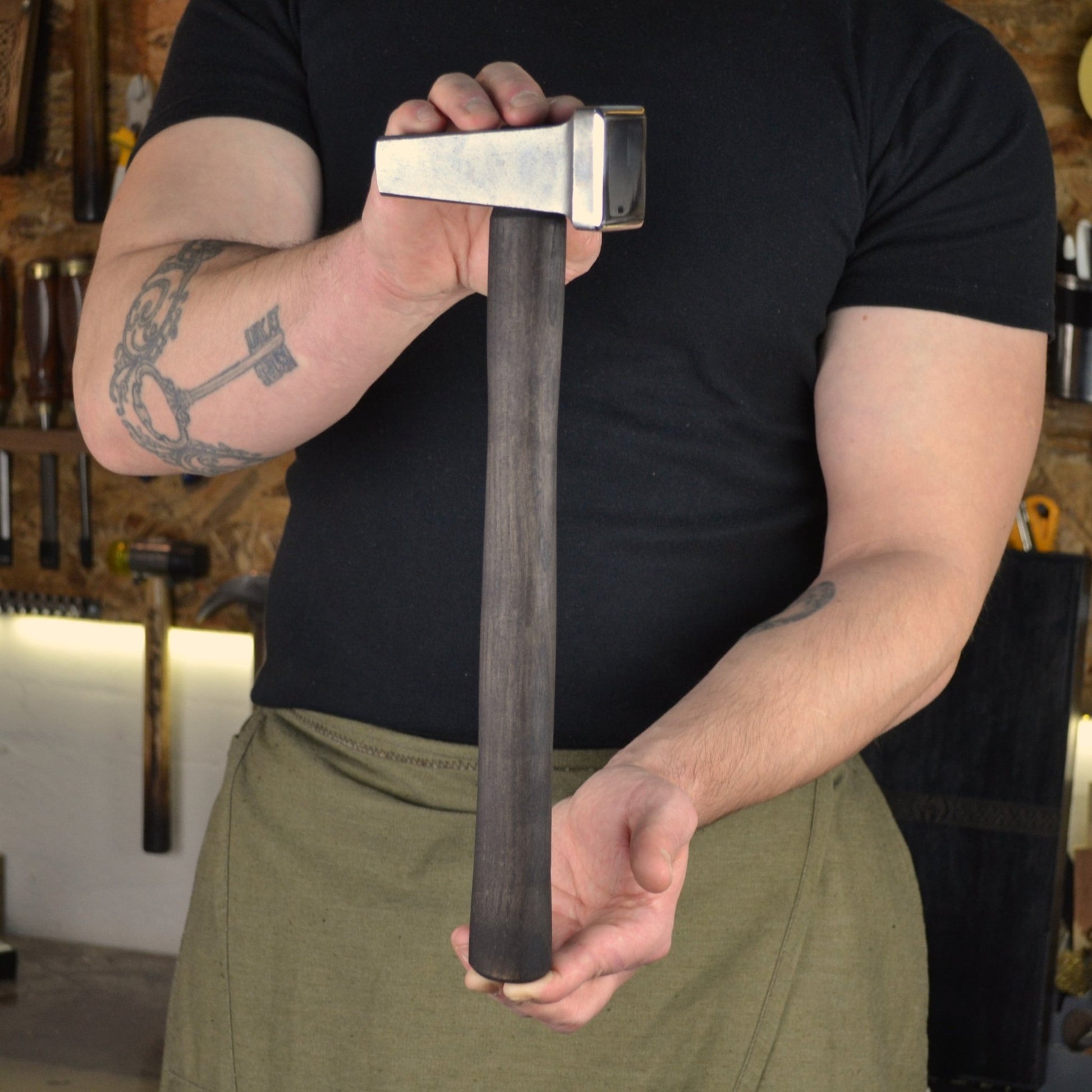 Blacksmith Hammer (Flatter) 2.5lbs – Precision Tool for Professional Forging - StrictBlacksmith